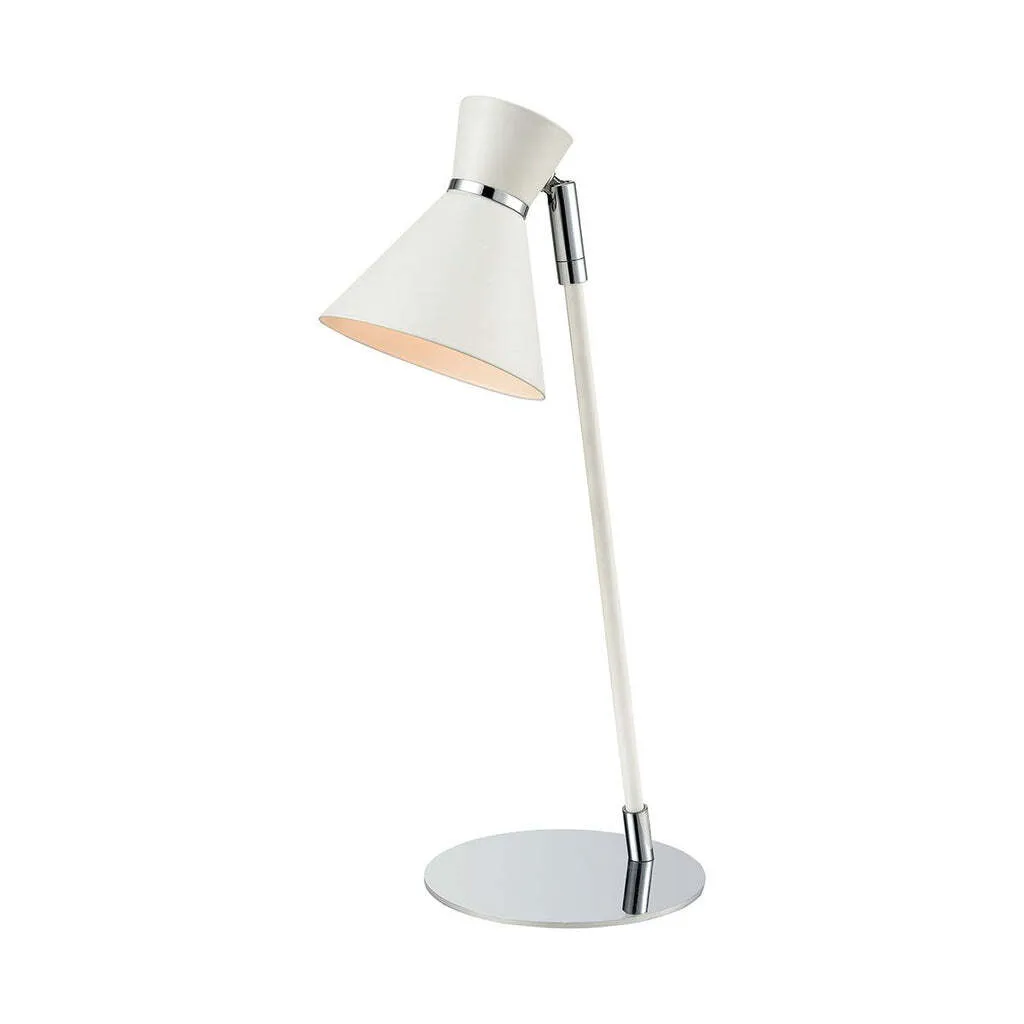 white snow angel table lamp