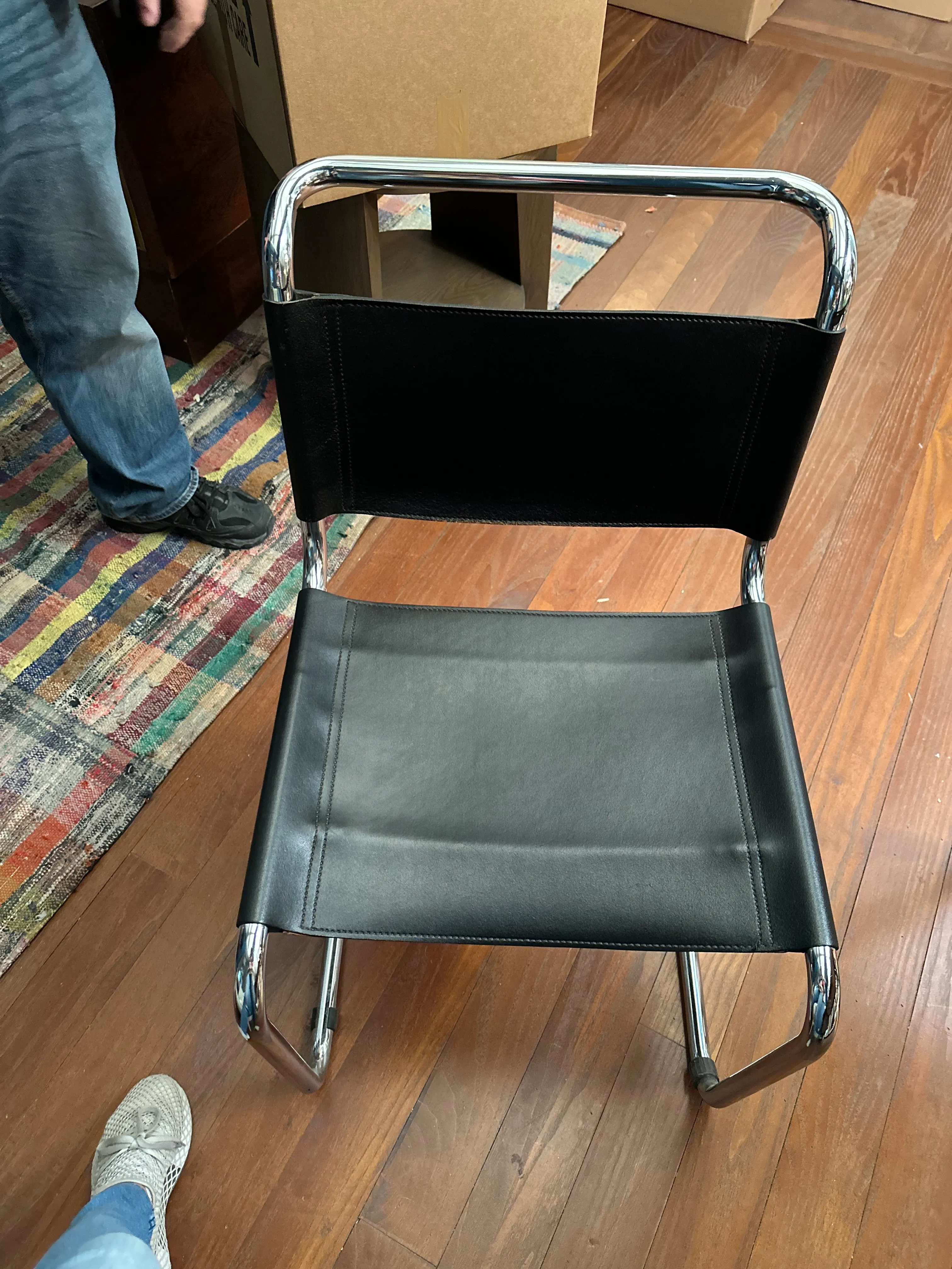 vintage cantilever dining chair 