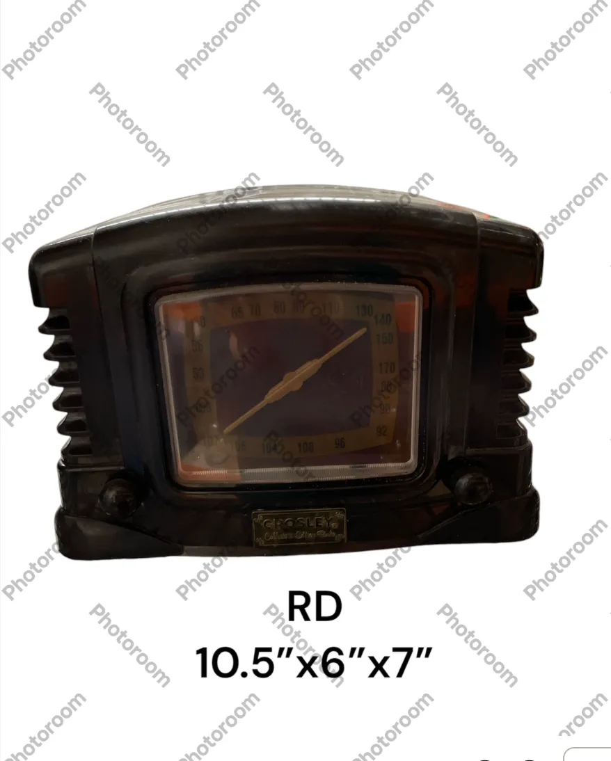 vintage mantle clock 10.5 x6 x7"bakelite crosley collectors edition
