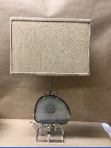 agate slice lamp 