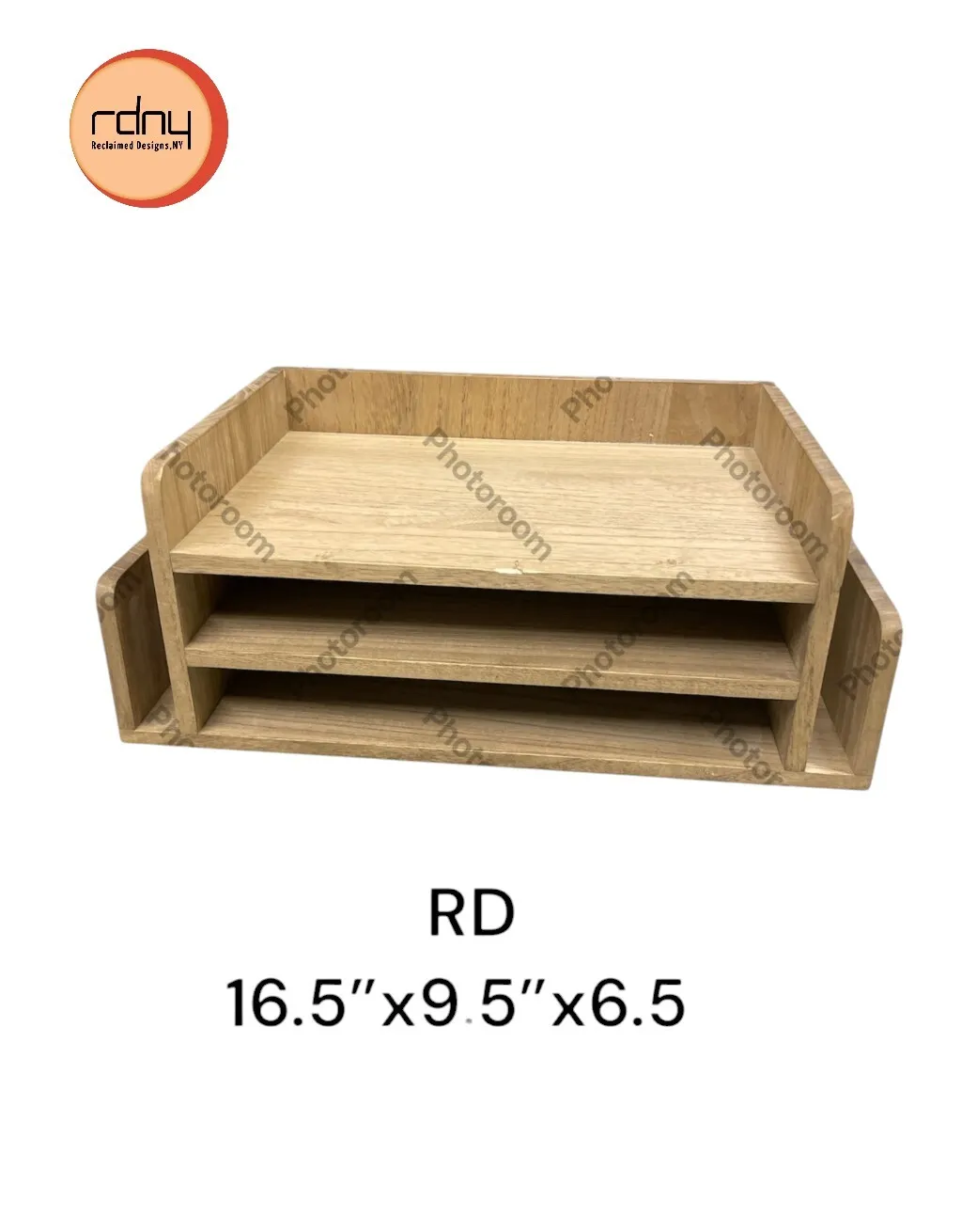 3 slot letter inbox bamboo.wood