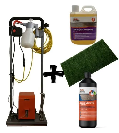 Strip, clean & seal (stone enhancer) - up to 15sq meters