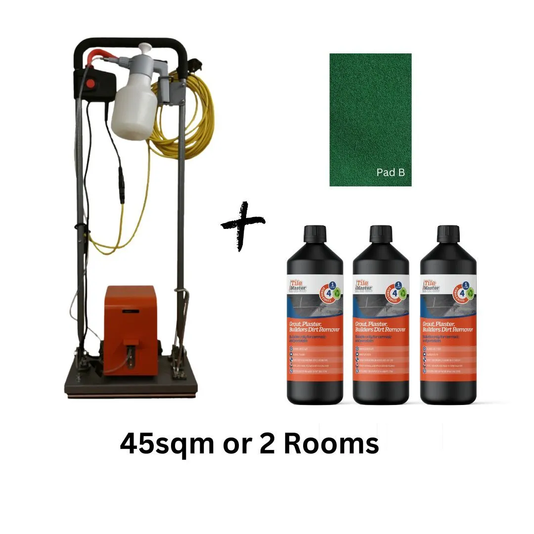 Porcelain grout haze bundle (upto 45m2)