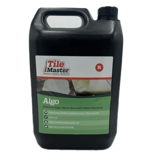 Algae and black spot cleaner for tiles and natural stone