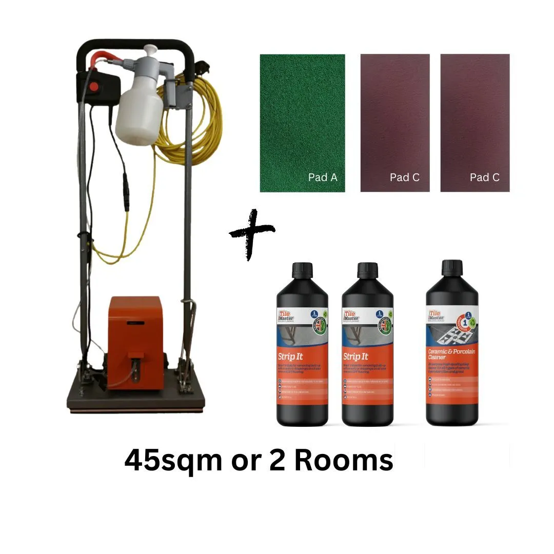 LVT strip and clean bundle (up to 45m2)