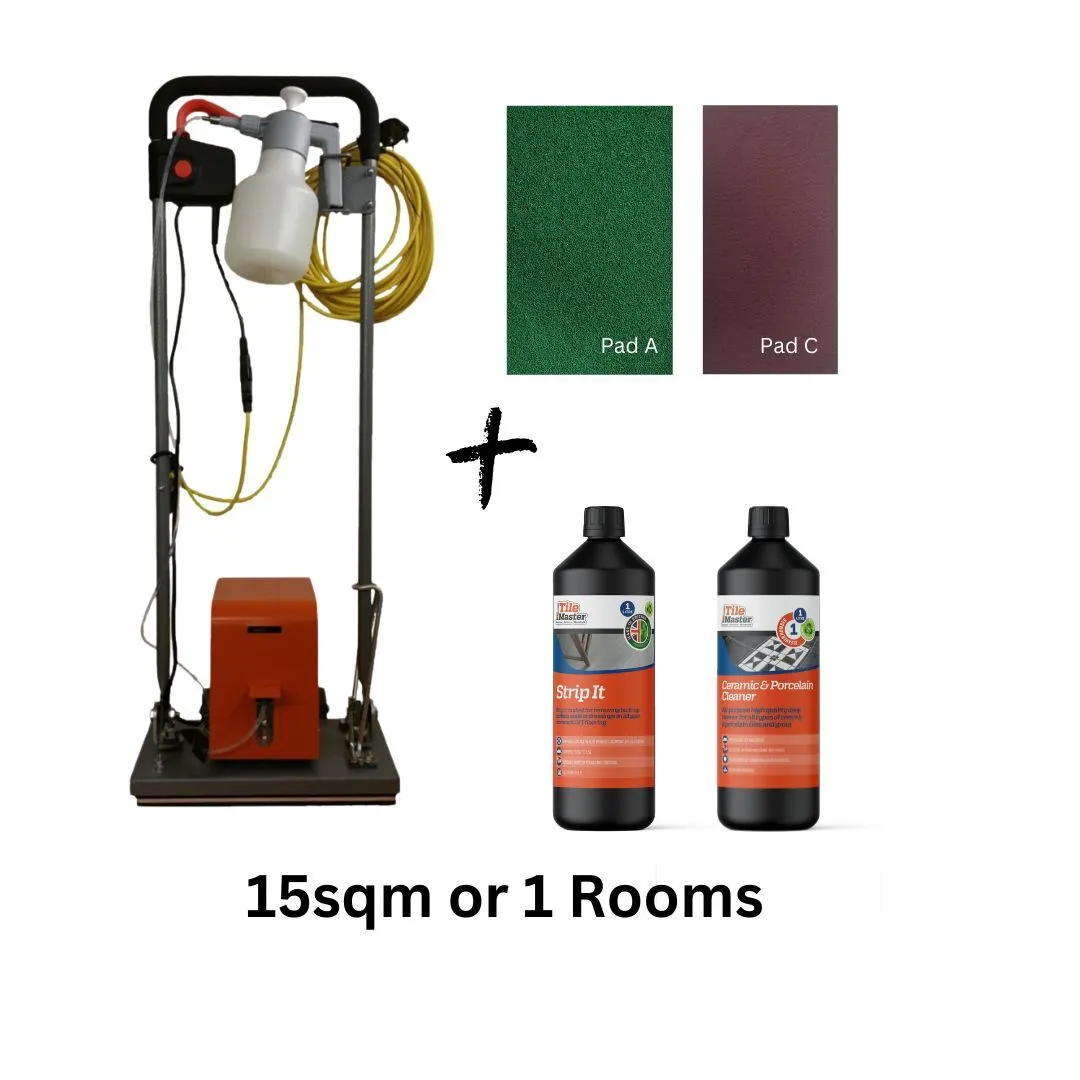 LVT strip and clean bundle (up to 15m2)