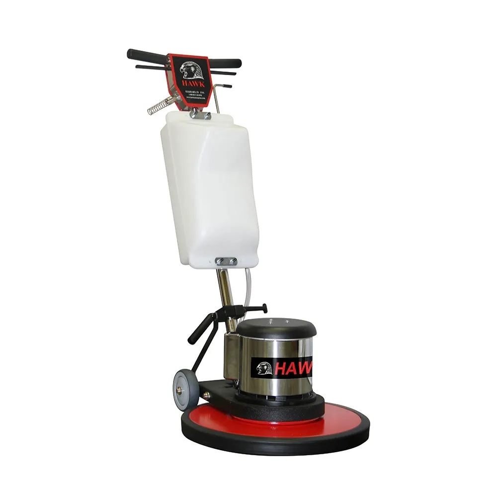 Hawk 20" floor buffer with 4 gallons water tank.