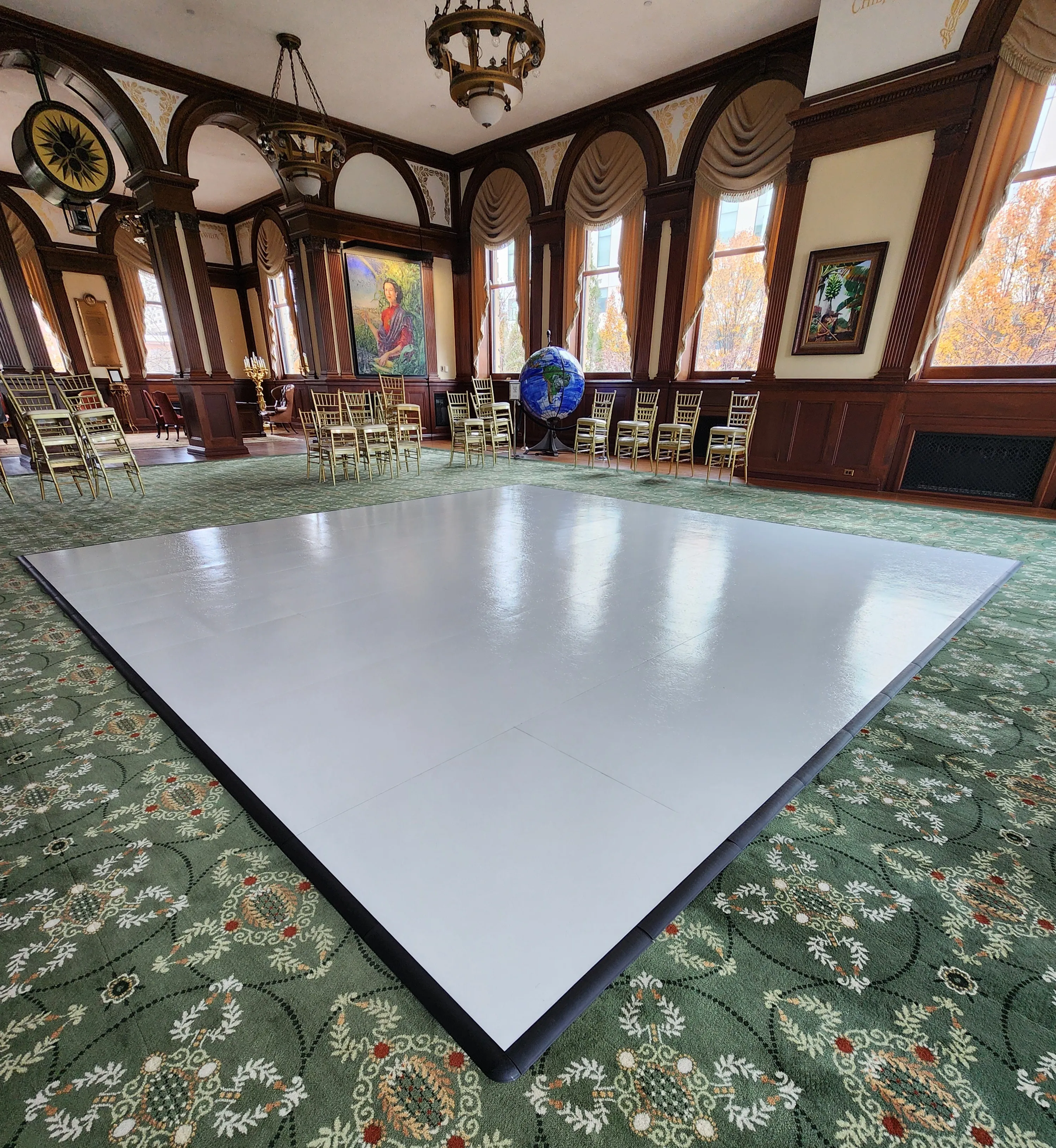 Slate White Dance Floor