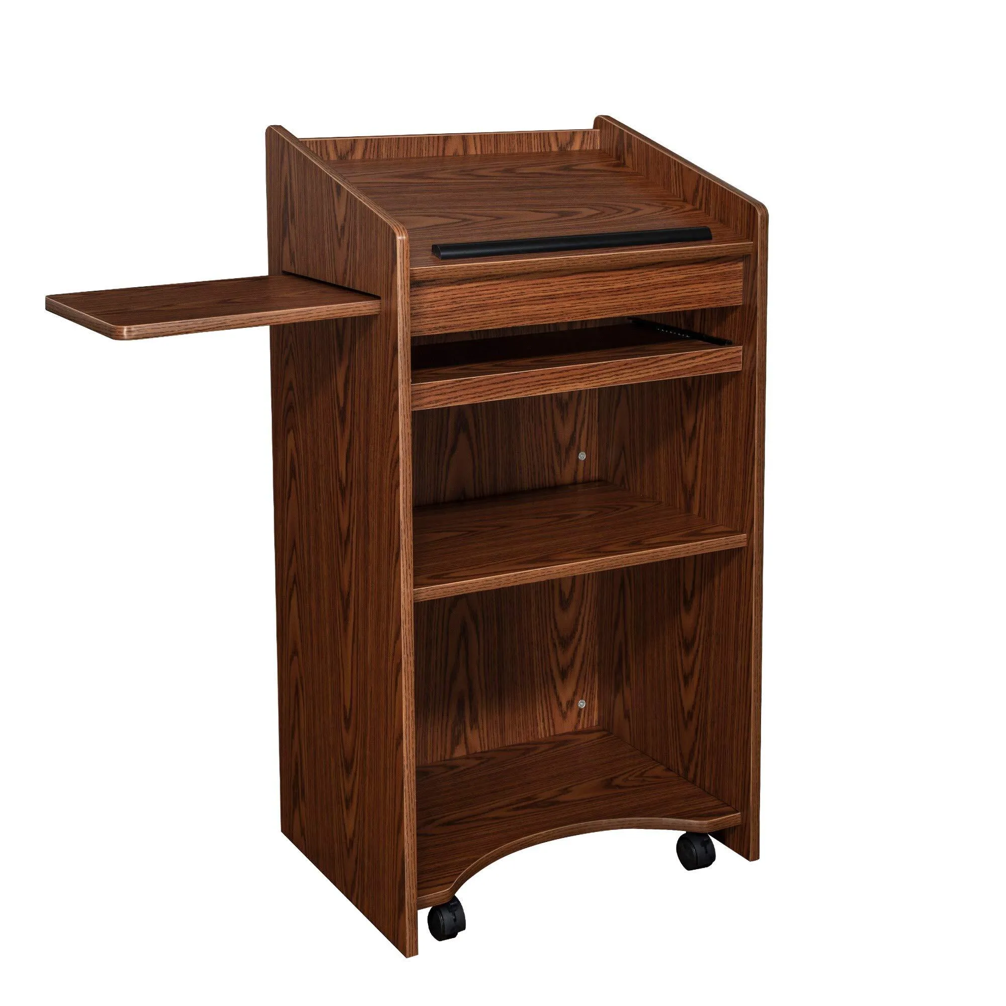 Cabinet Style Mobile Lectern Podium