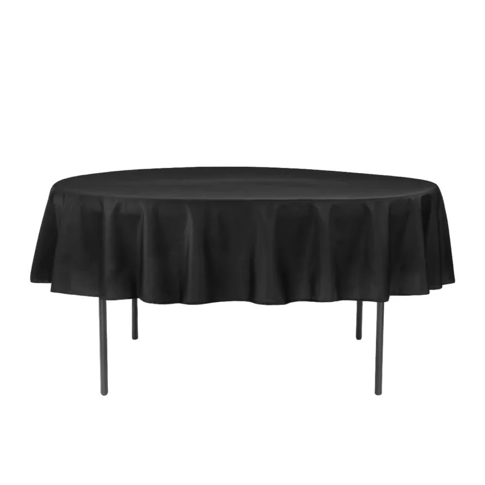 Round Linen Tablecloth