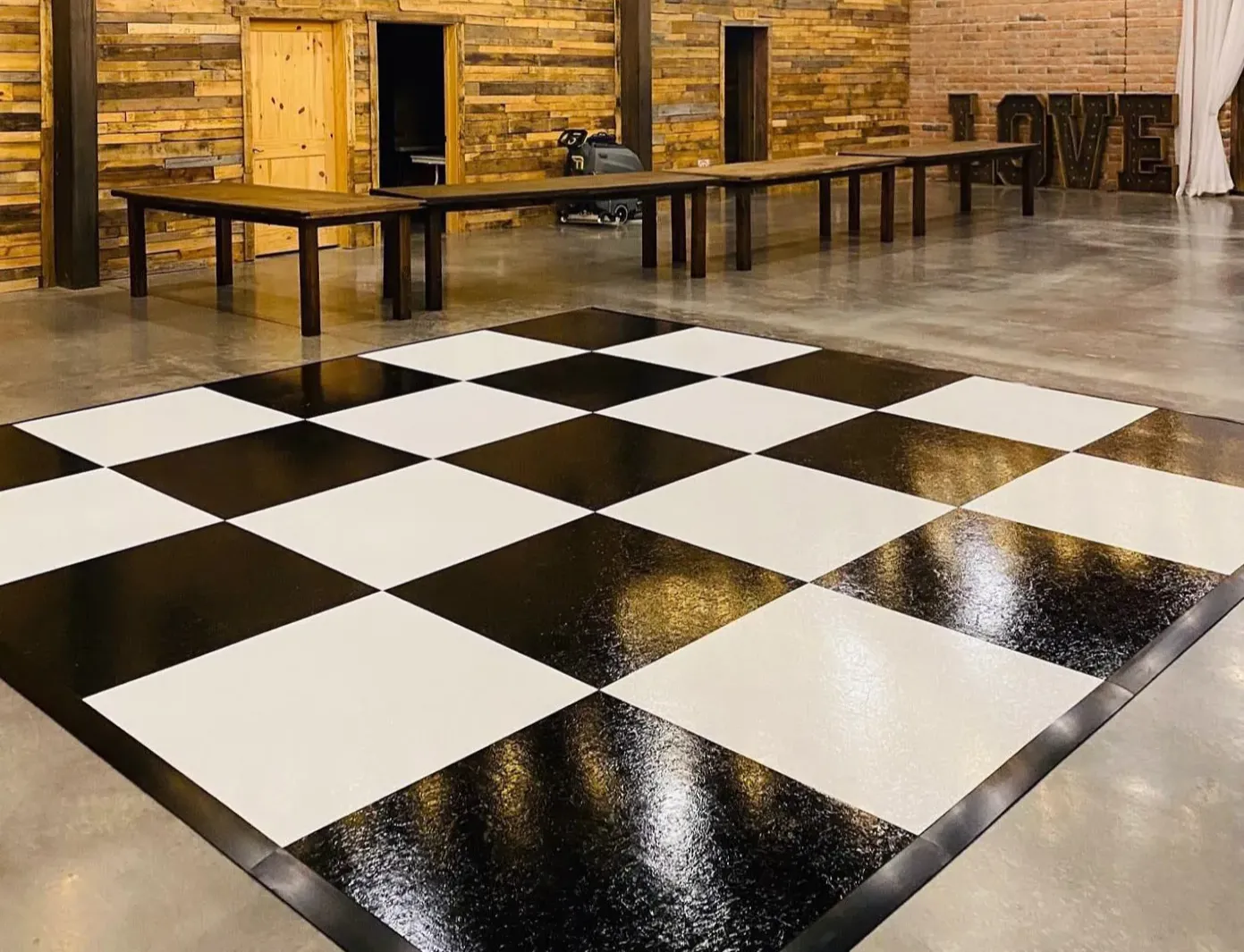Checkered Dance Floor
