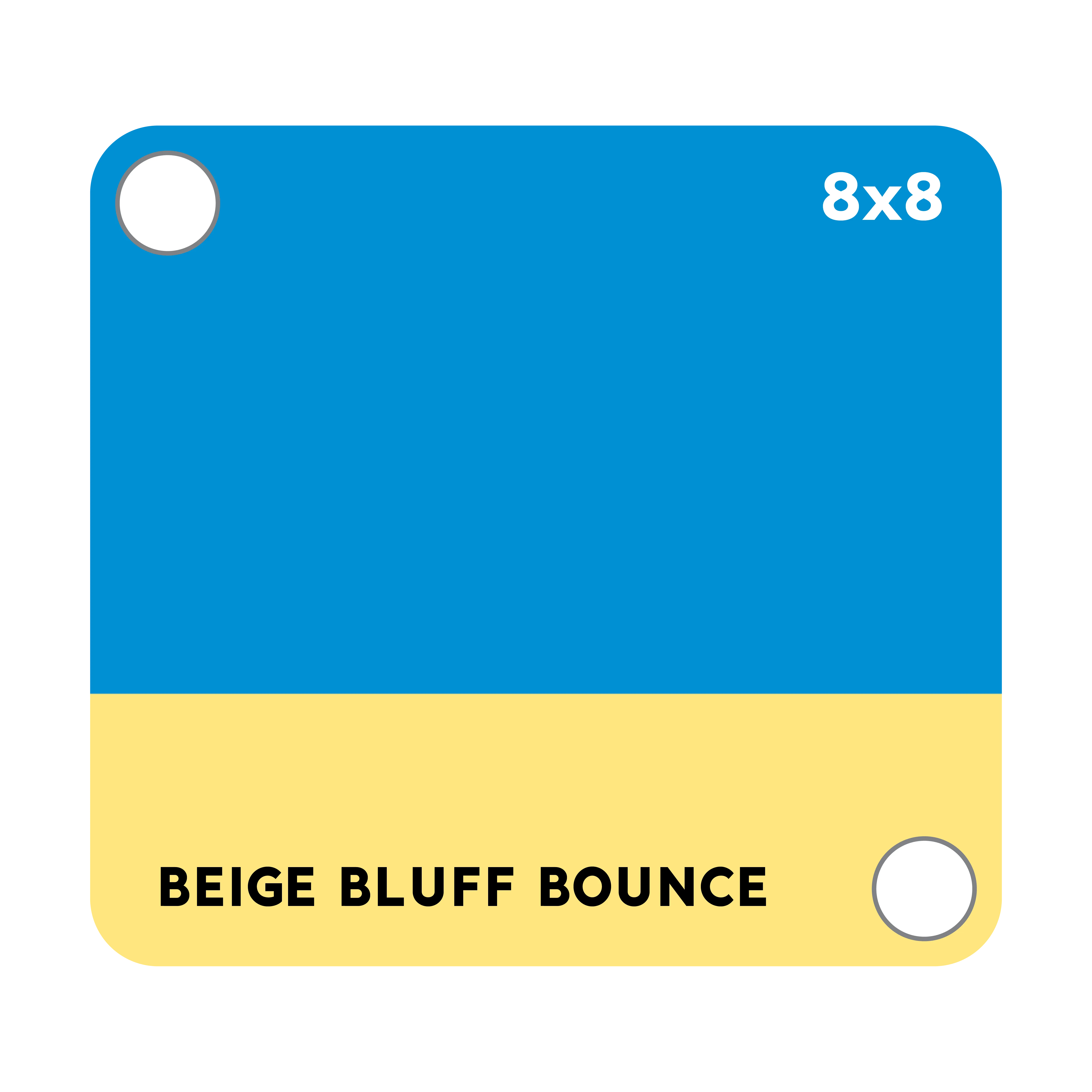 Bluff Bounce - Beige Bounce 2,43mx2,43m / 8’x8’