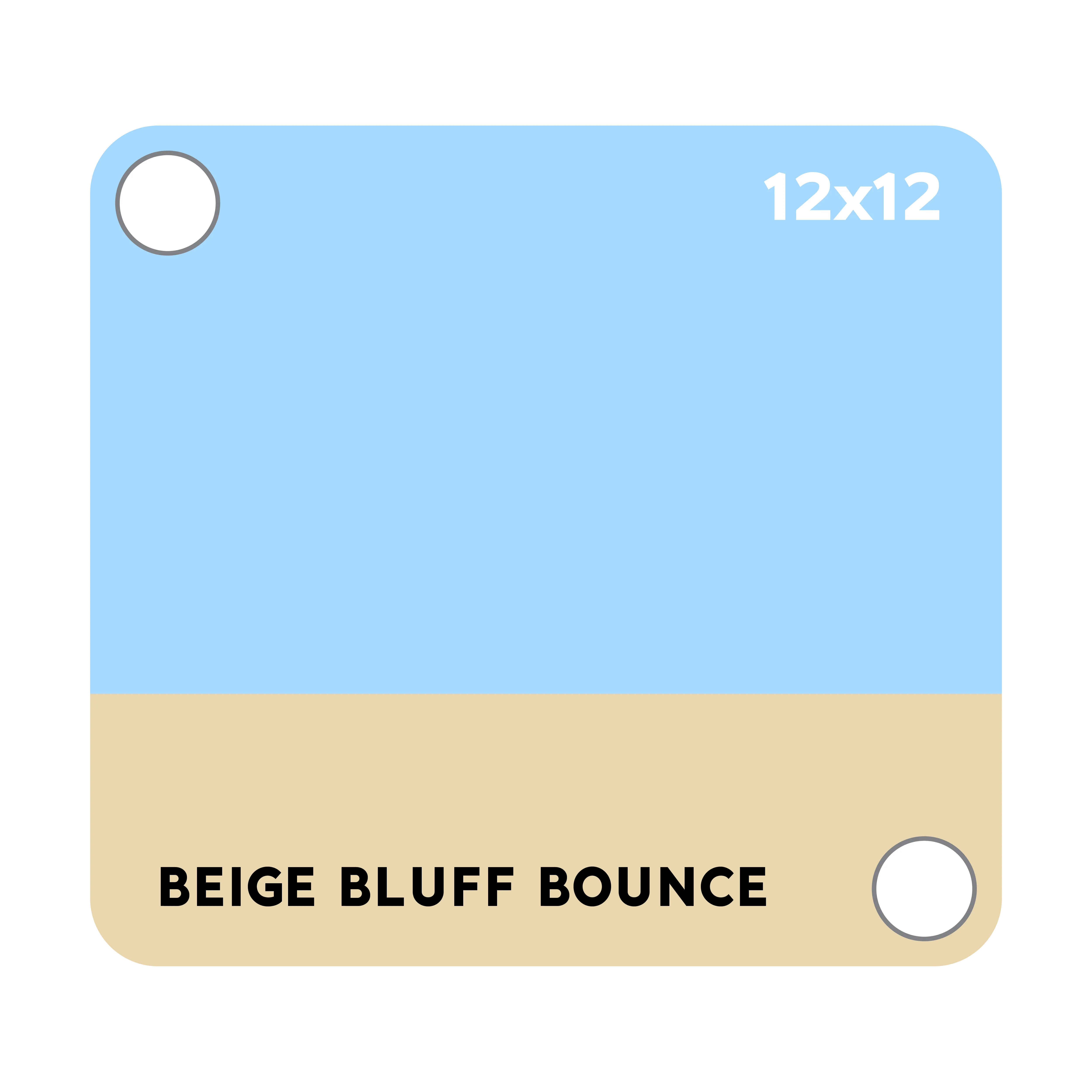 Bluff Bounce - Beige Bounce 3,65mx3,65m / 12’x12’