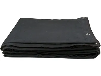 Zwart doek 4,5mx6m