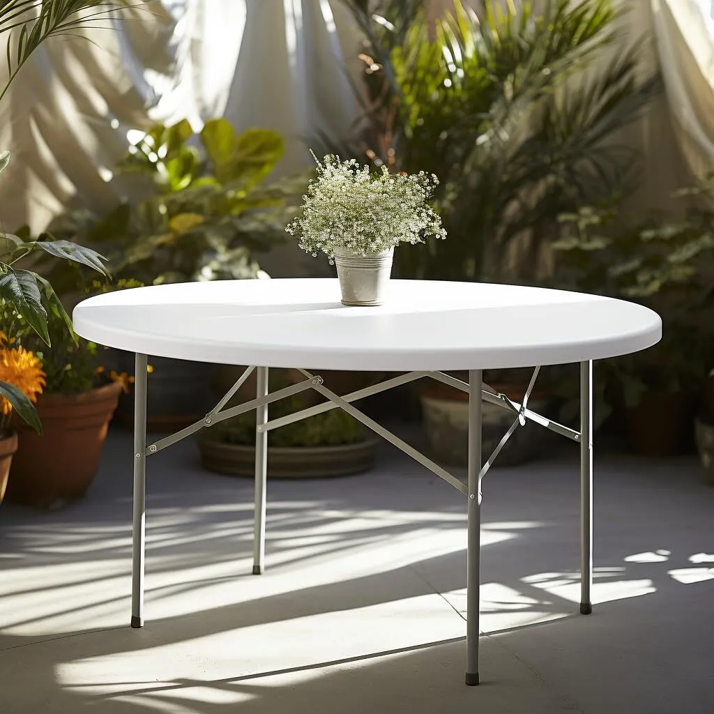 Premium 5ft Round Table - Versatile and Durable for Any Occasion