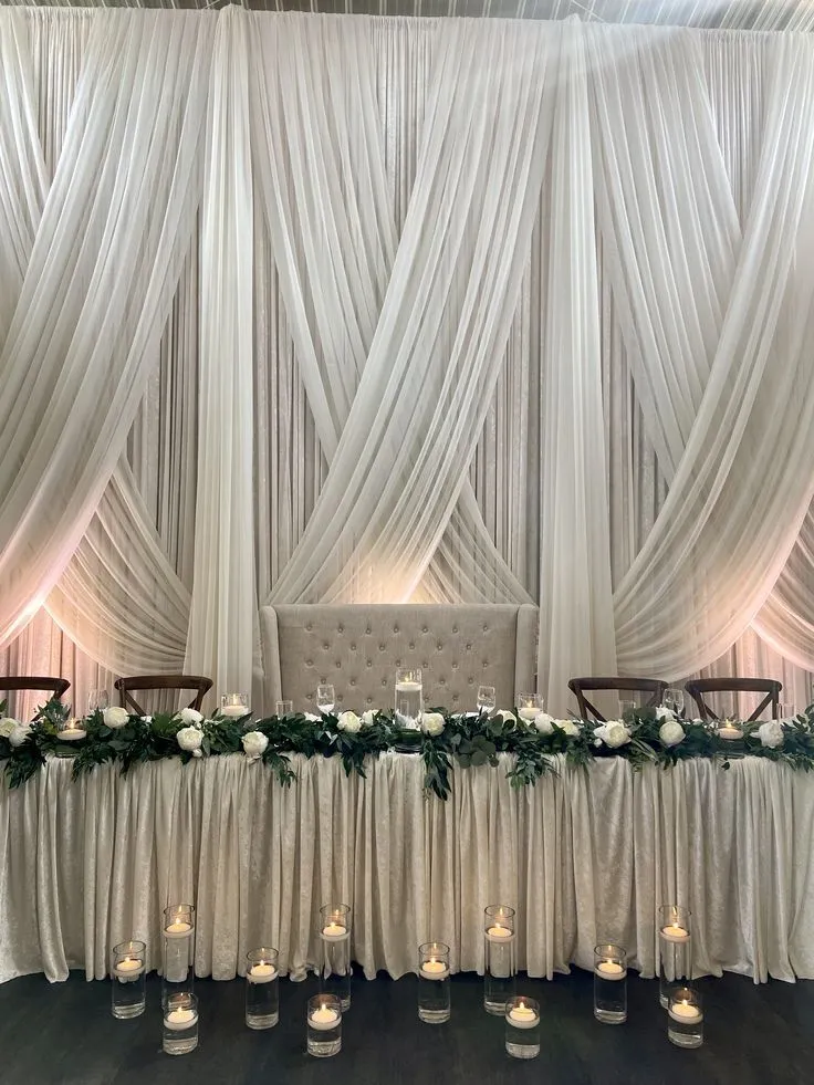 Criss-Cross Backdrop