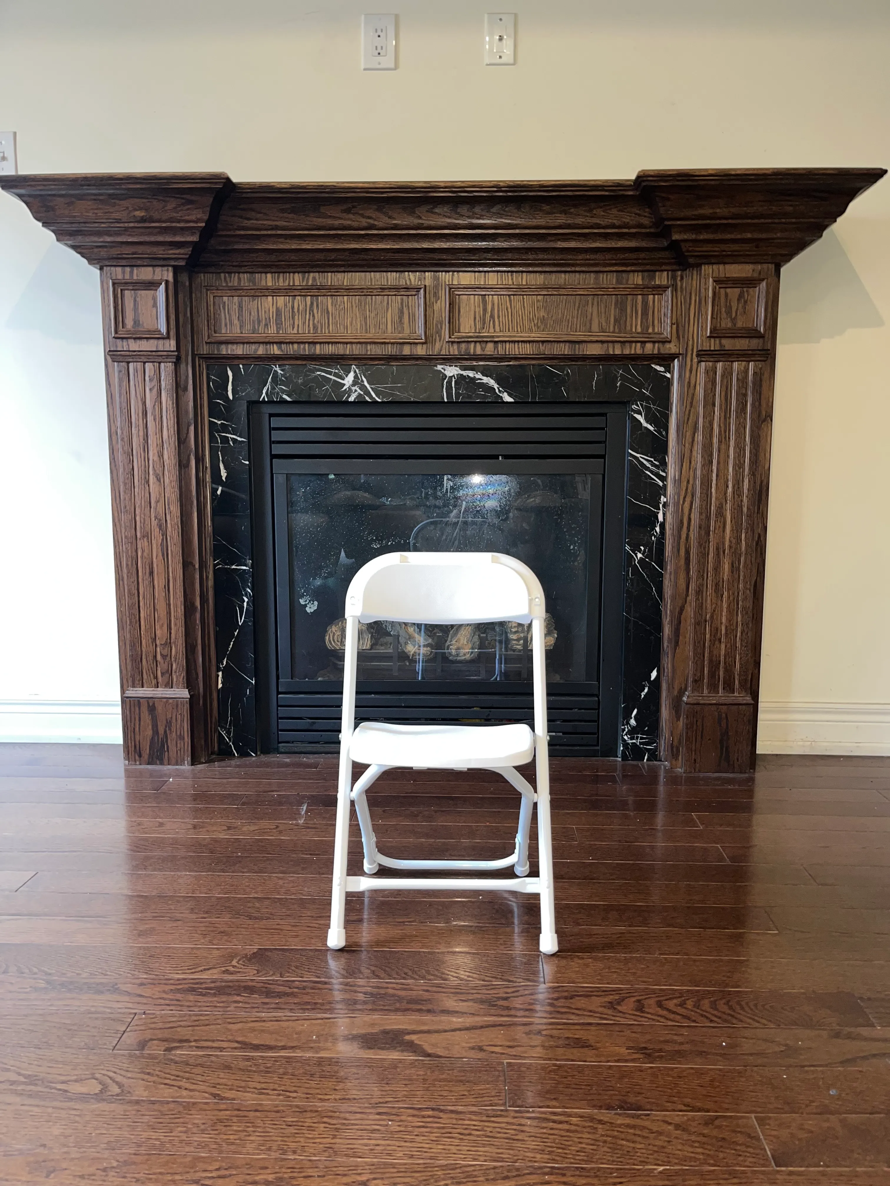 Kids White Folding Chairs 