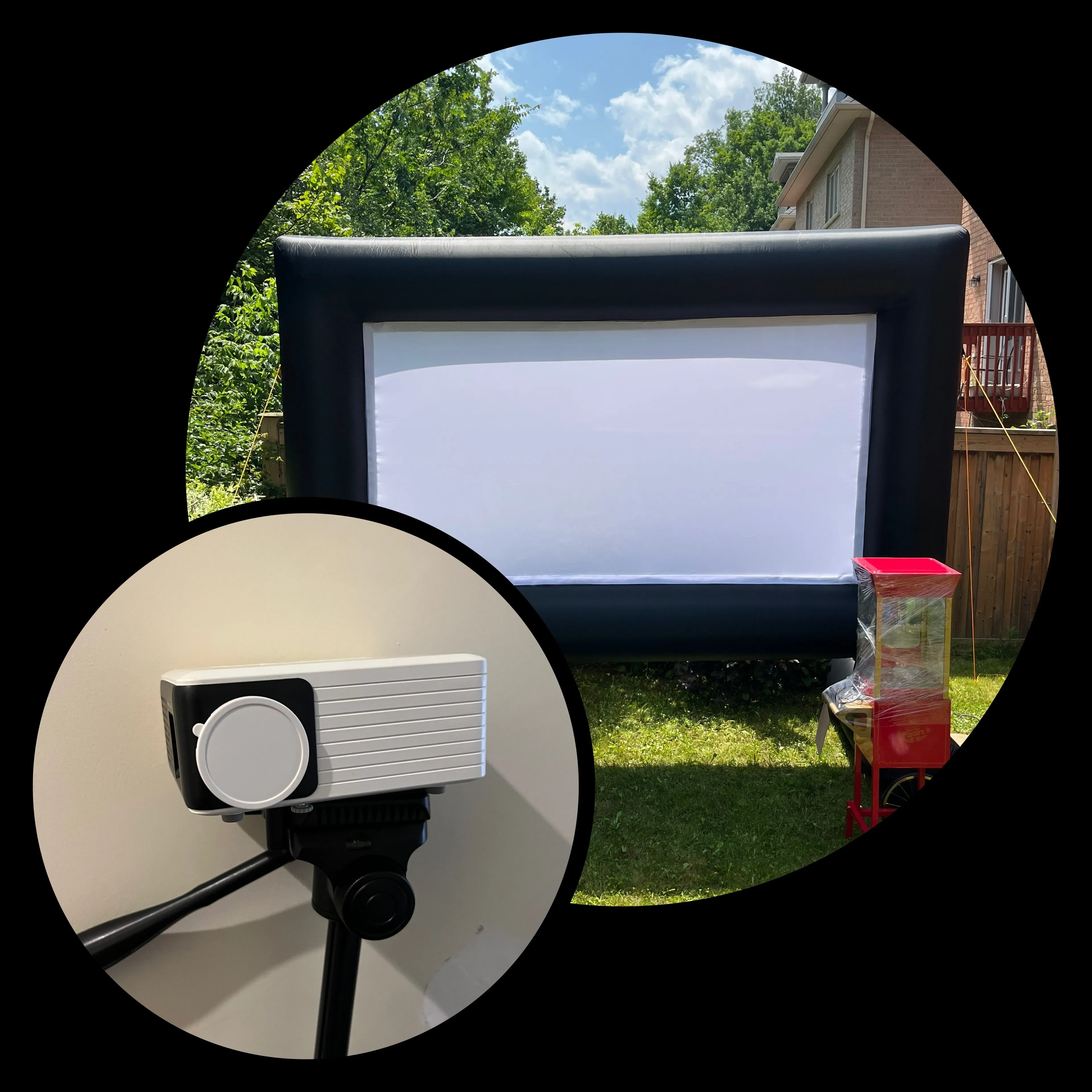 Inflatable movie screen - bundle 2