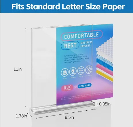 Acrylic Sign Holder