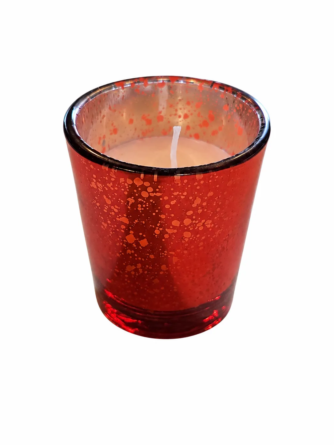 Small Red Votive Candle - Real Flame