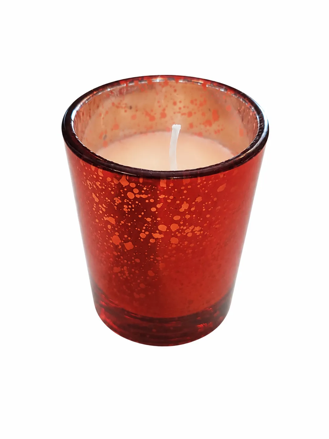 Small Red Votive Candle - Real Flame