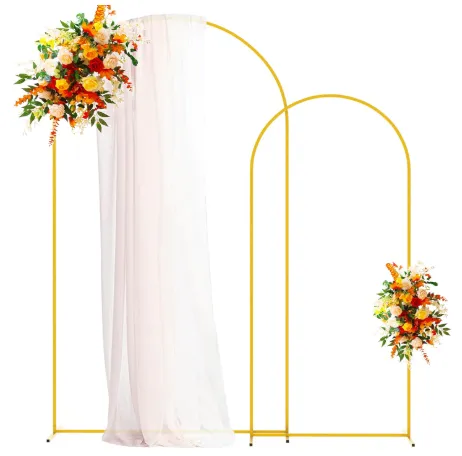 Gold Arch Backdrop Set (2 Pieces)