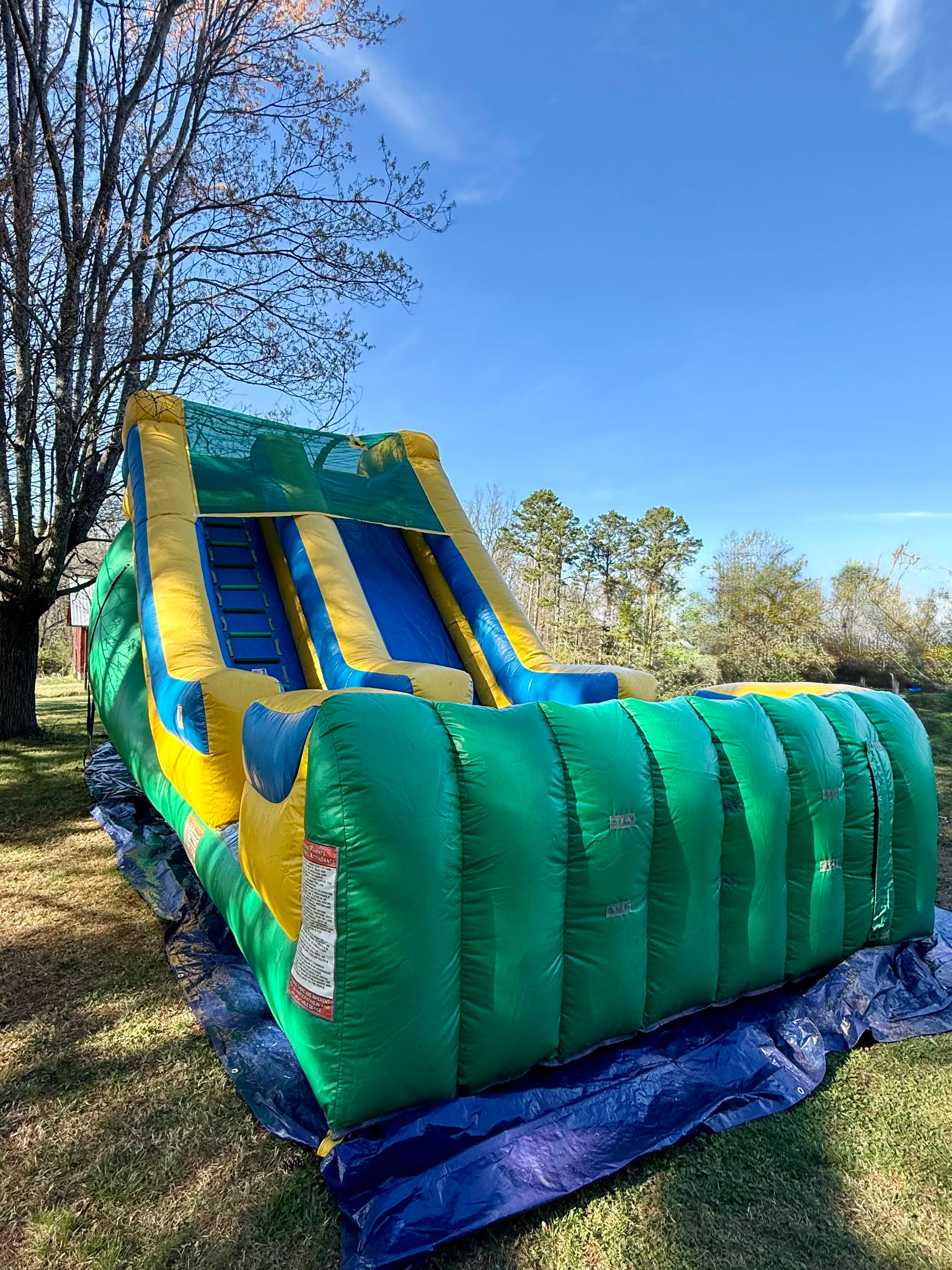  17' big time fun waterslide Wet or dry
