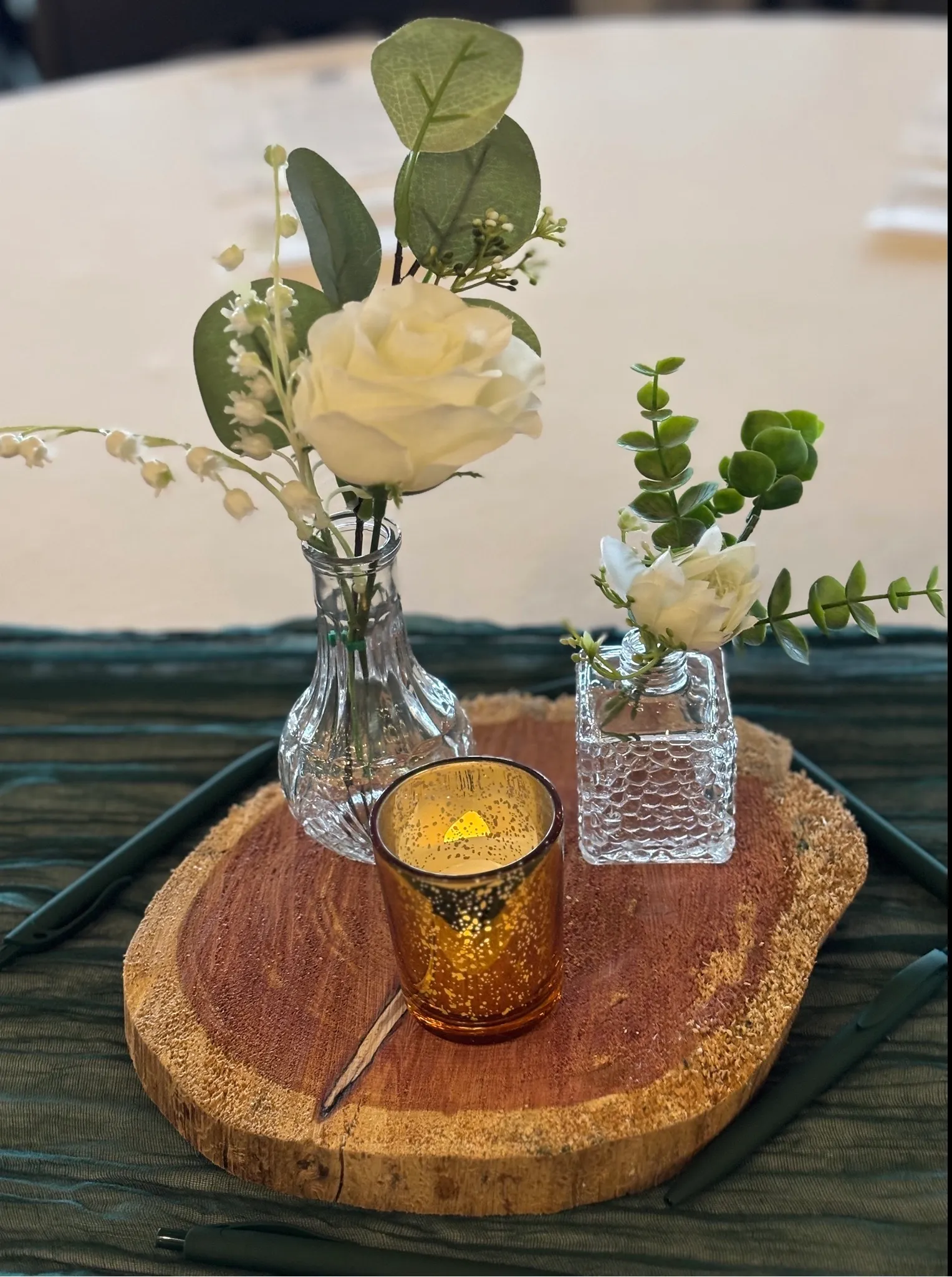 White Premade Floral Collection 