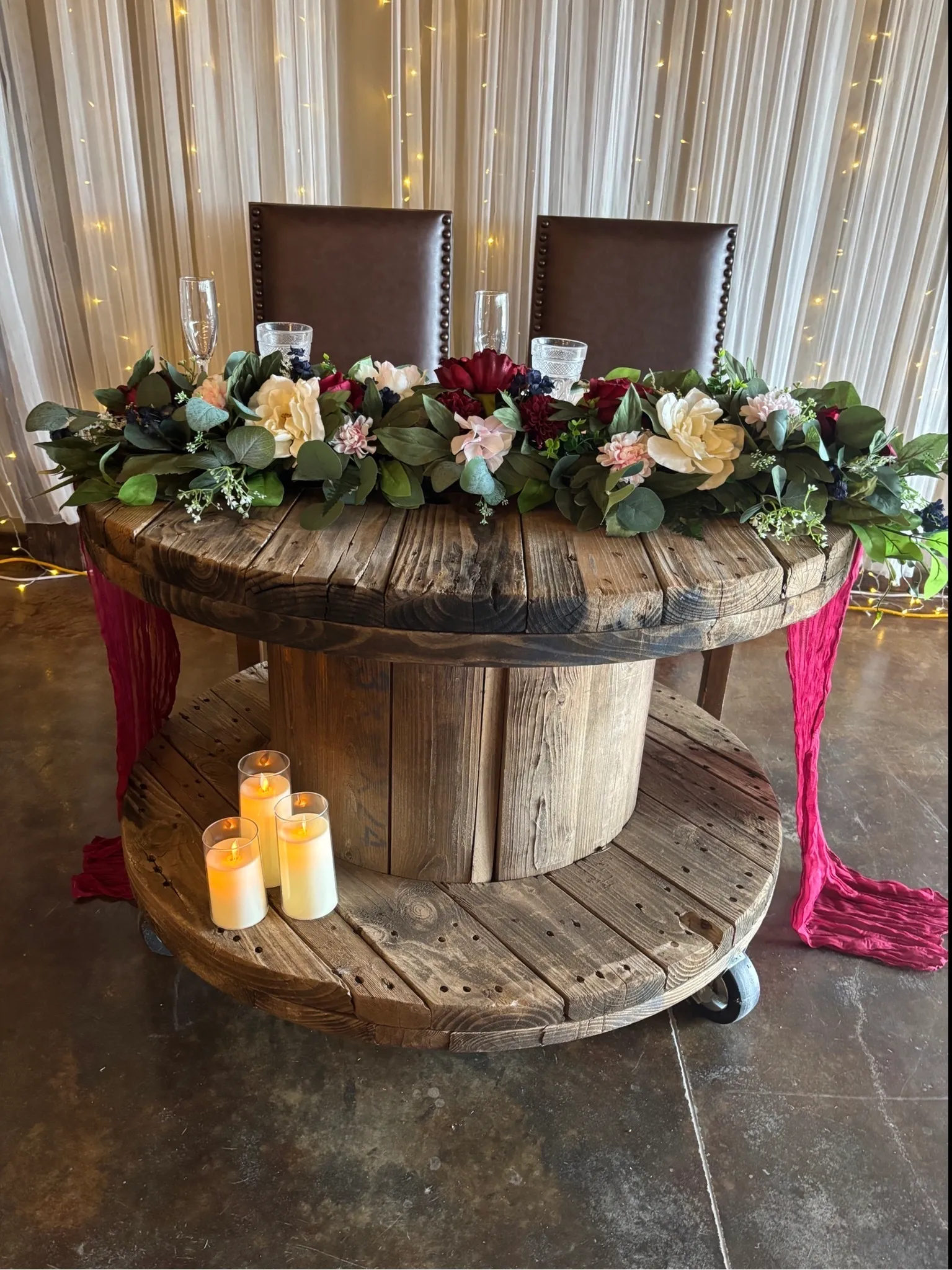 Burgundy Premade Floral Collection 