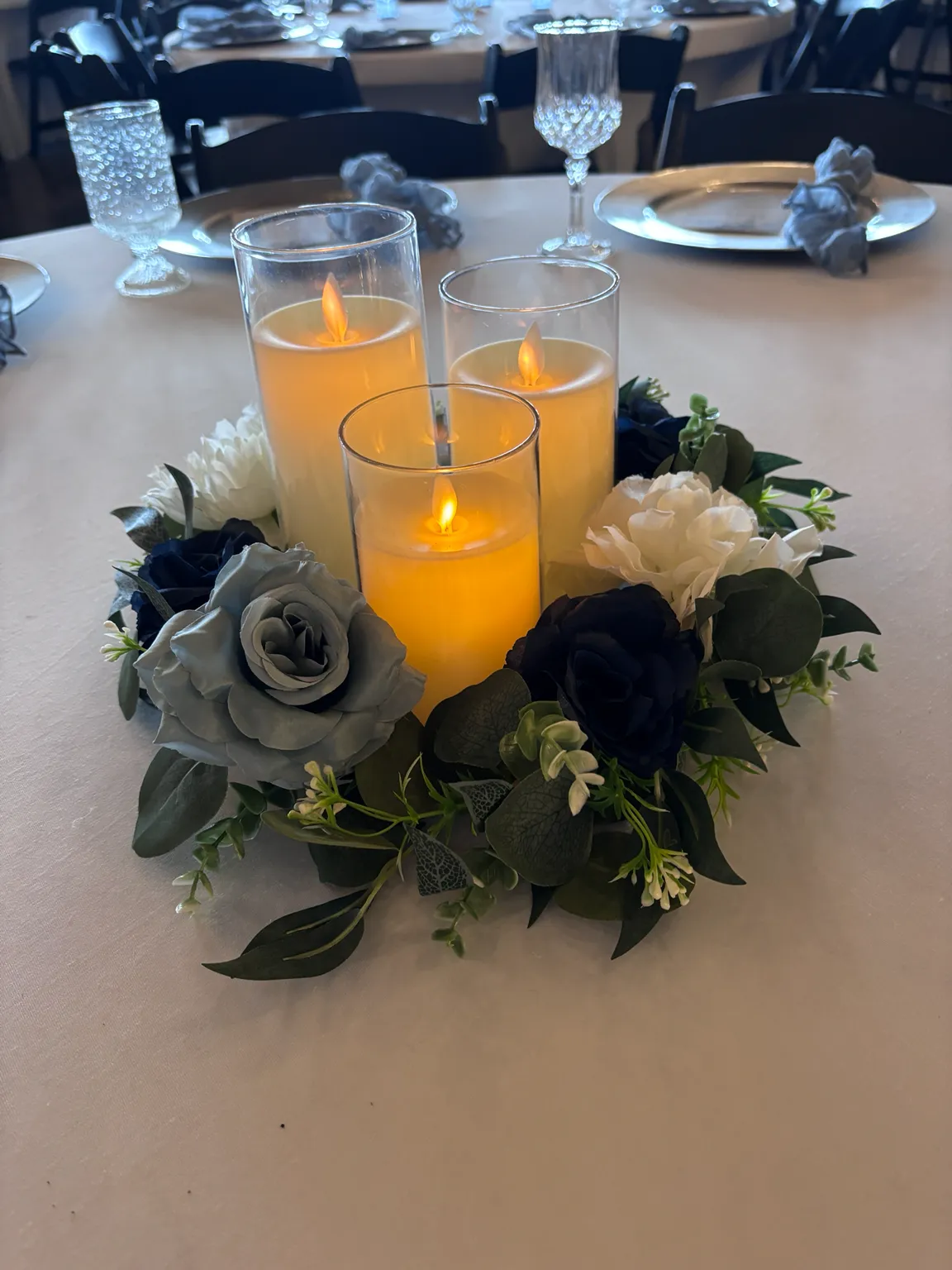 Blue Premade Floral Collection 