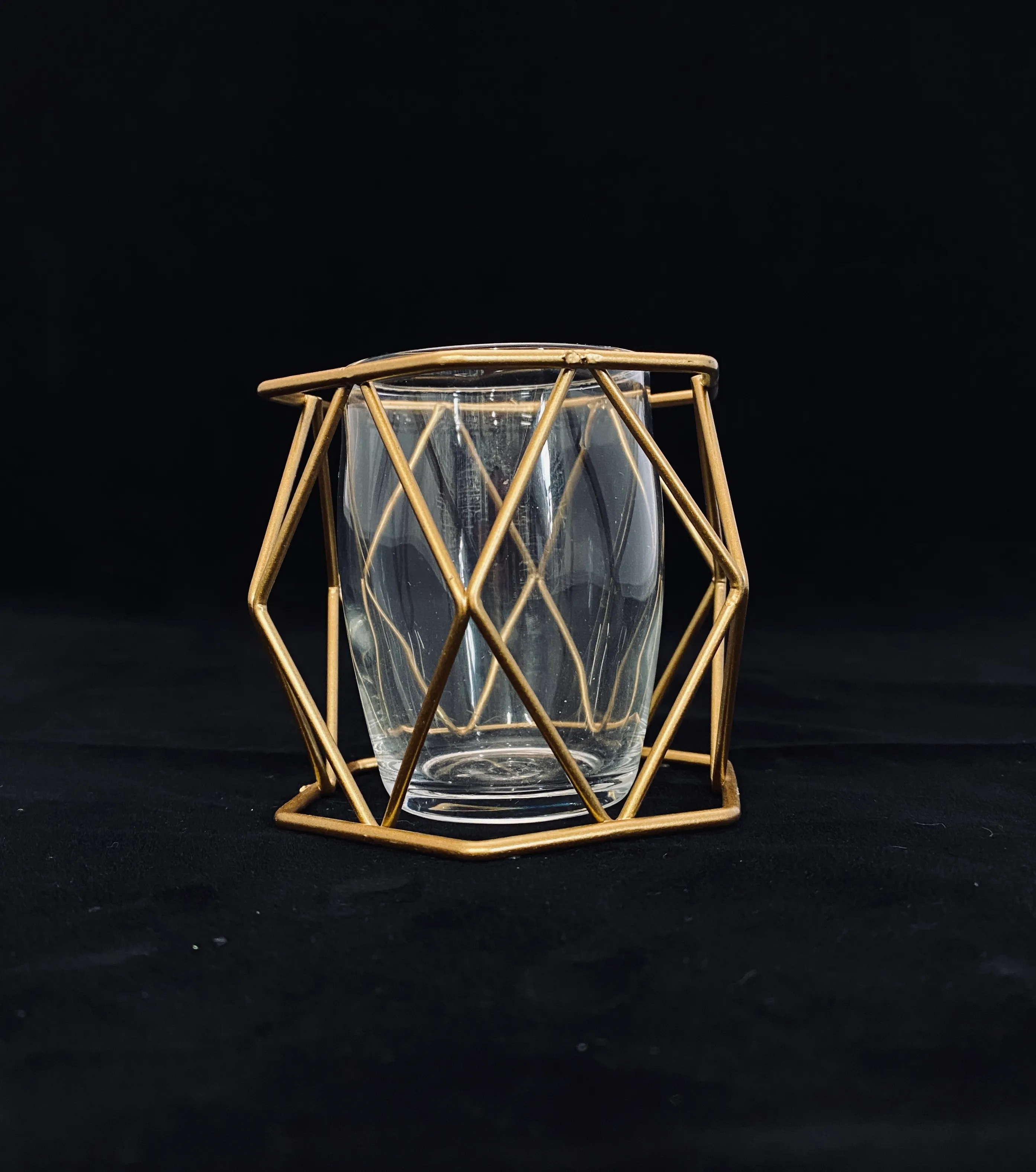 Gold Geometric Votive 1