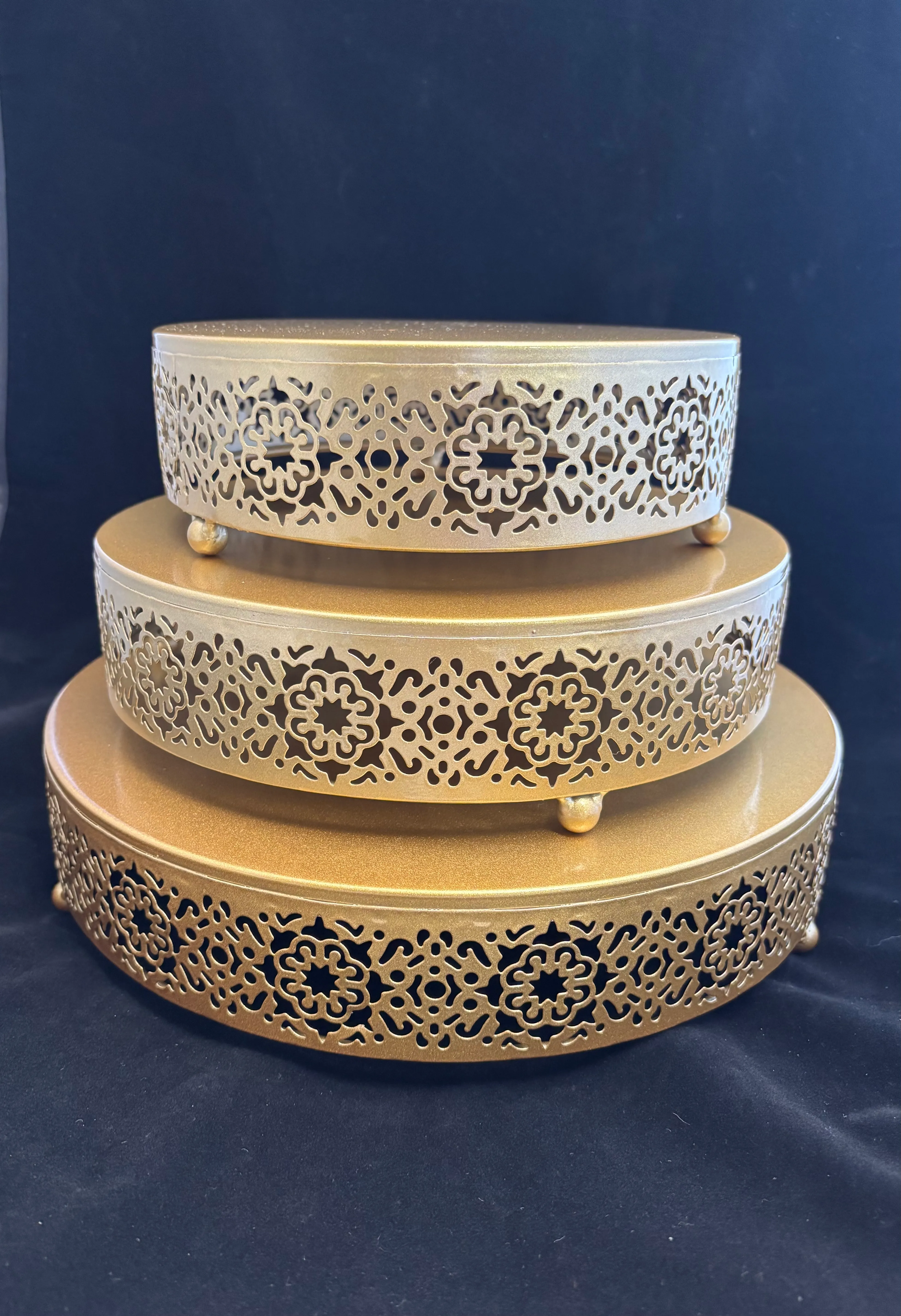 Muted Gold Cake Stand 3 