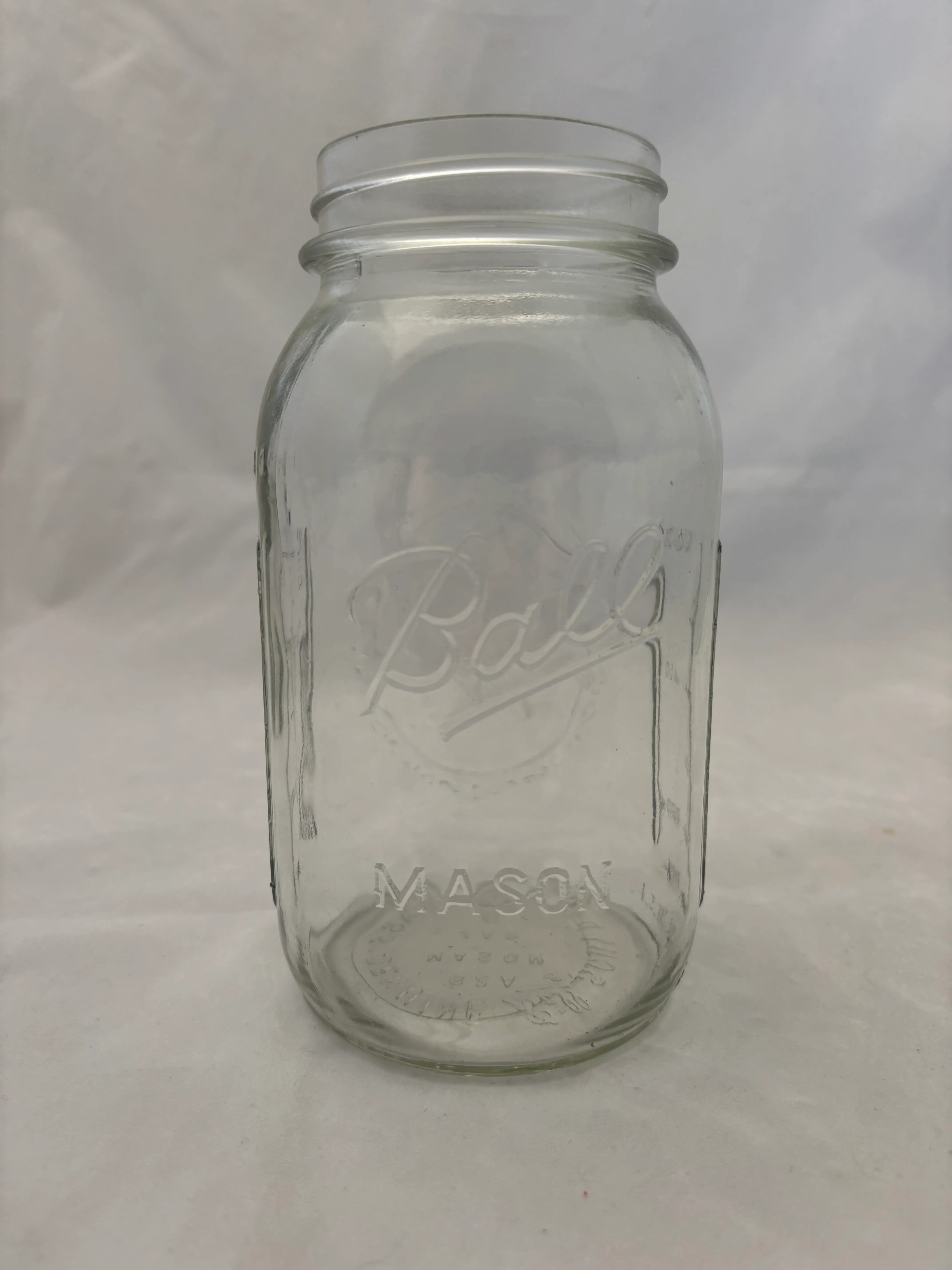 Clear Mason Jar 