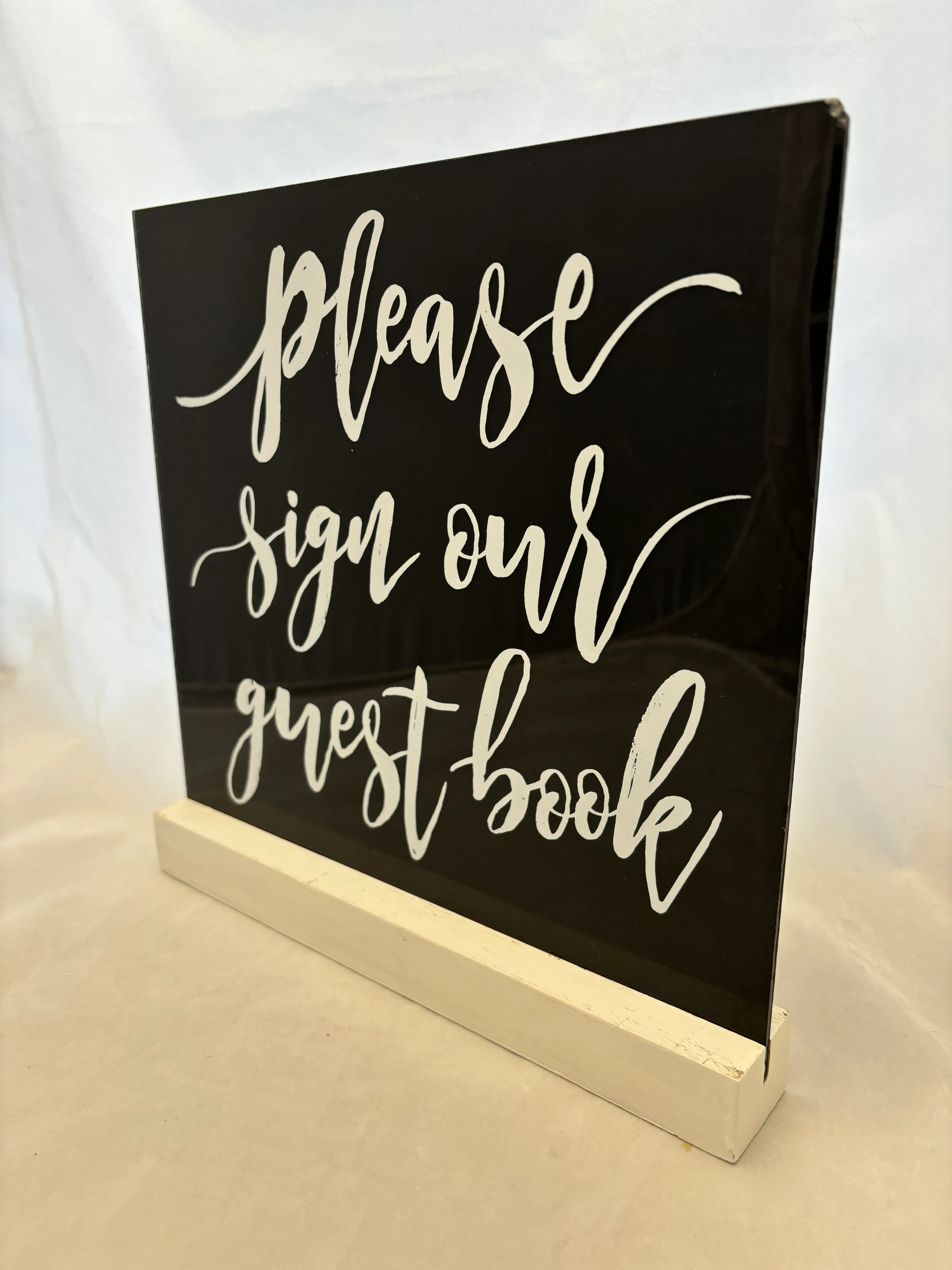 Black Guestbook Sign 2
