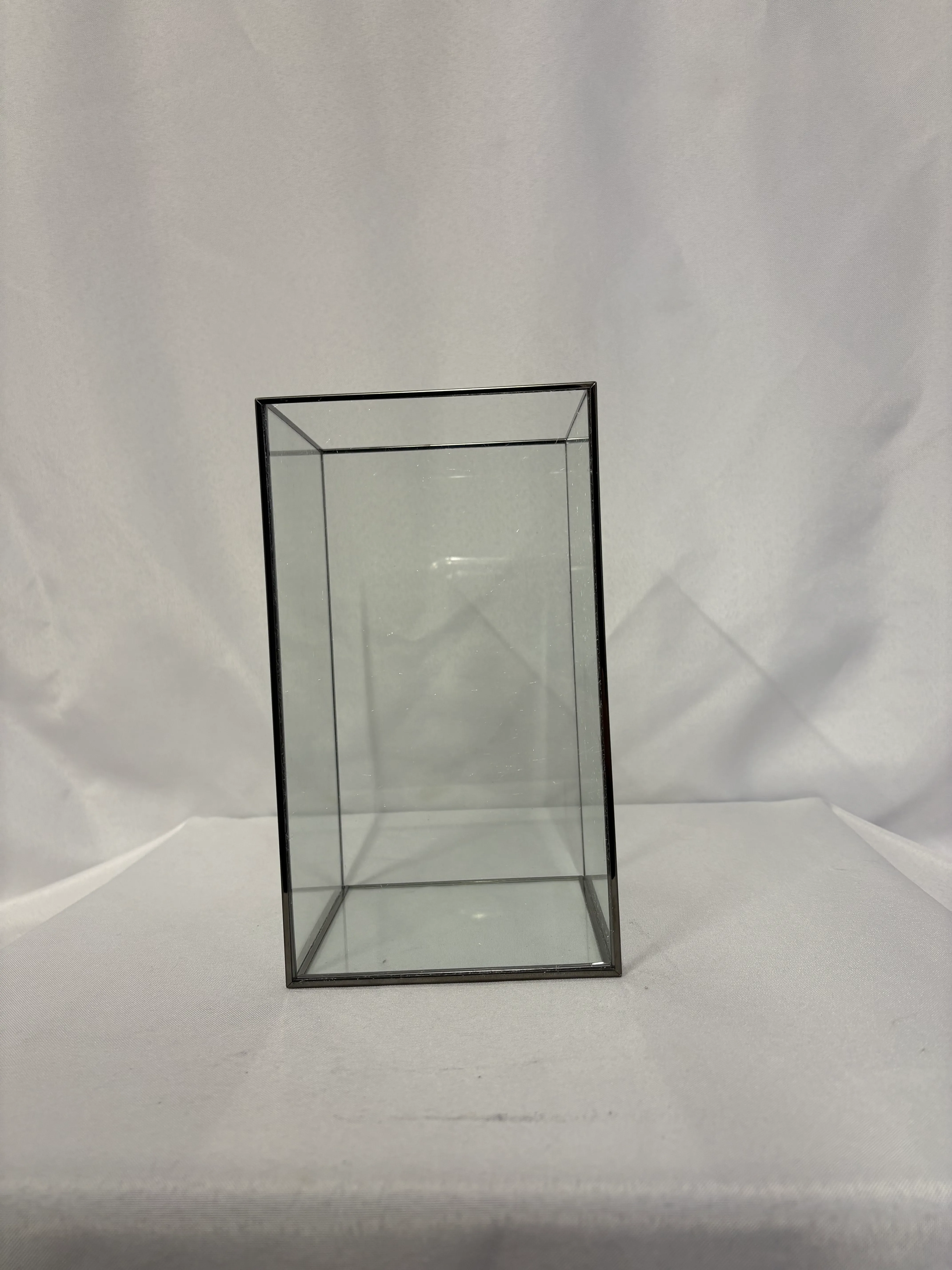 Black Geometric Lantern 9.5”