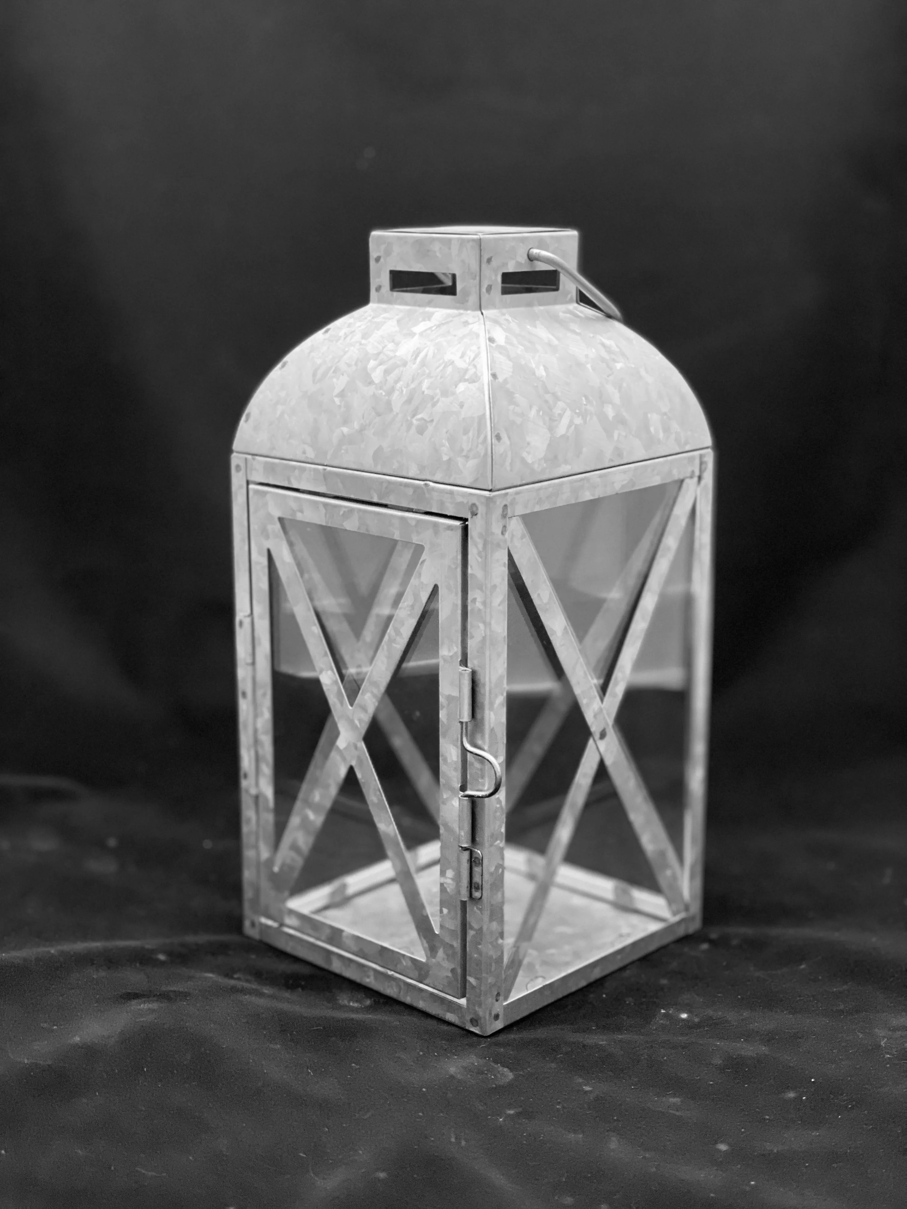 Galvanized Lantern Small 