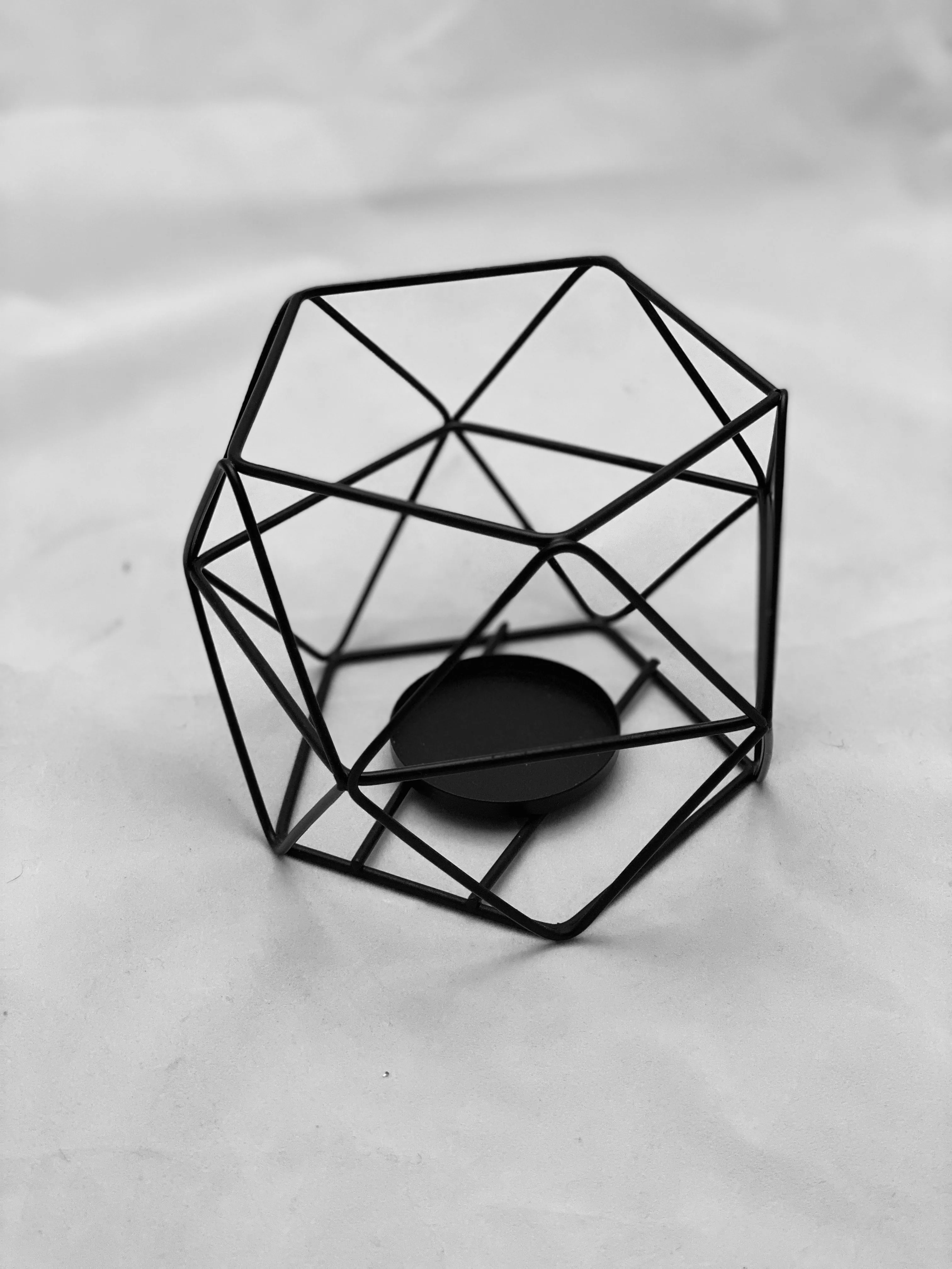 Black Geometric Lantern 2