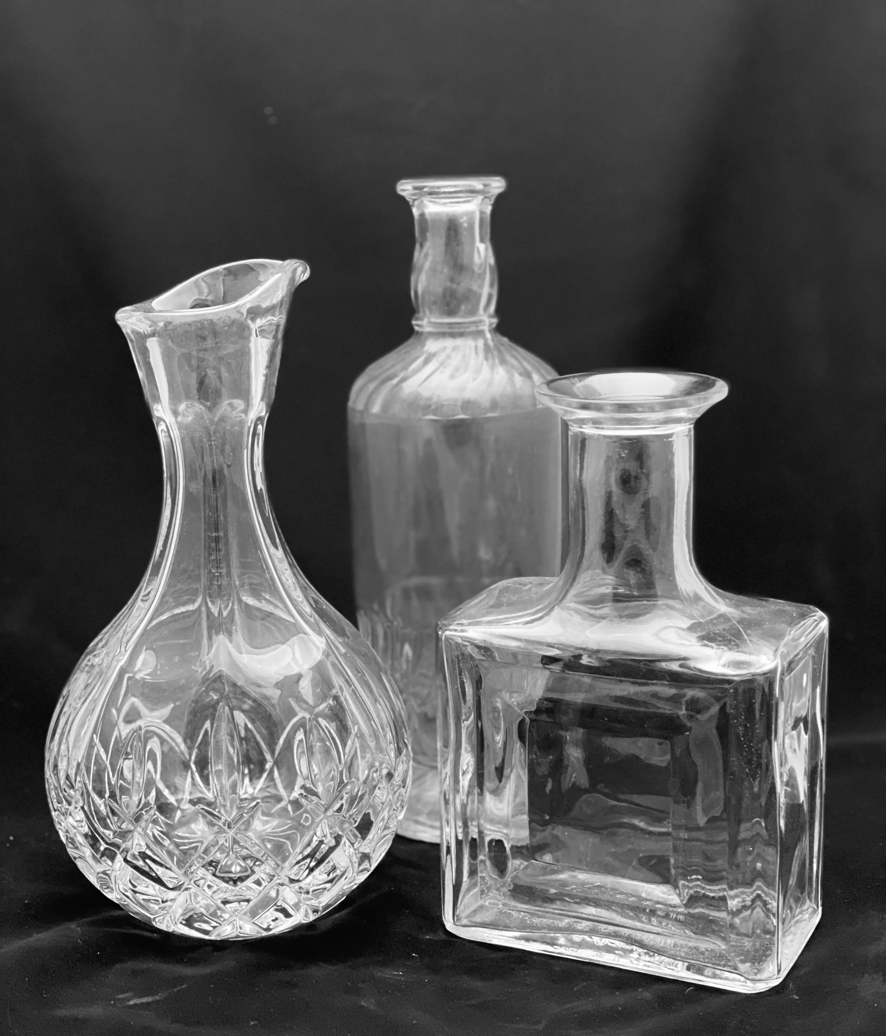 Clear Vintage Decanter