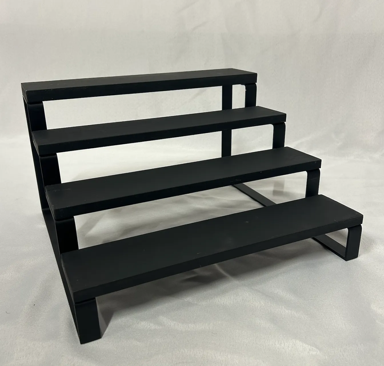Black 4-Step Cupcake Stand-Painted