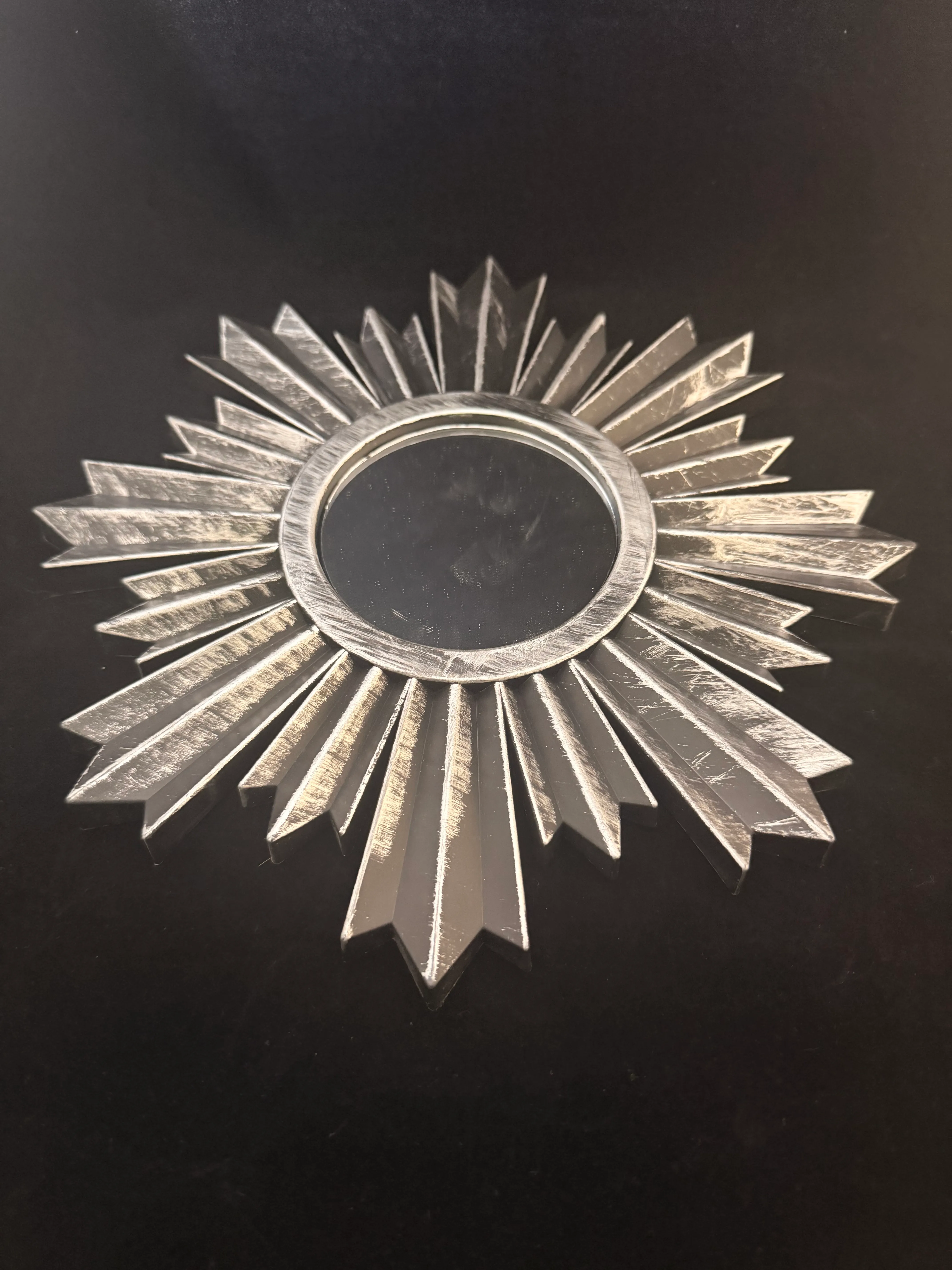 9 In Tarnished Metal Mirror 2