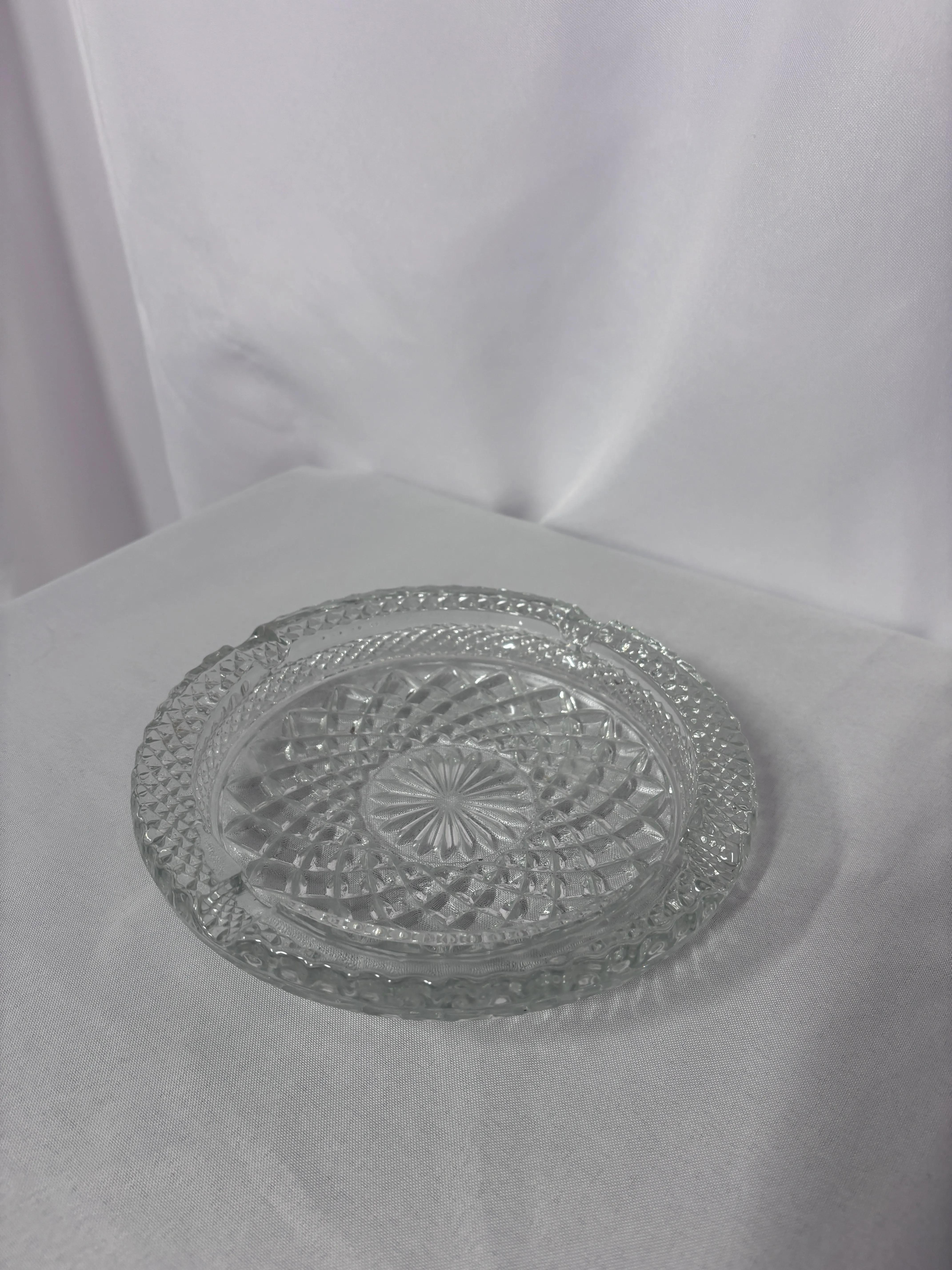 Vintage Clear Ashtray