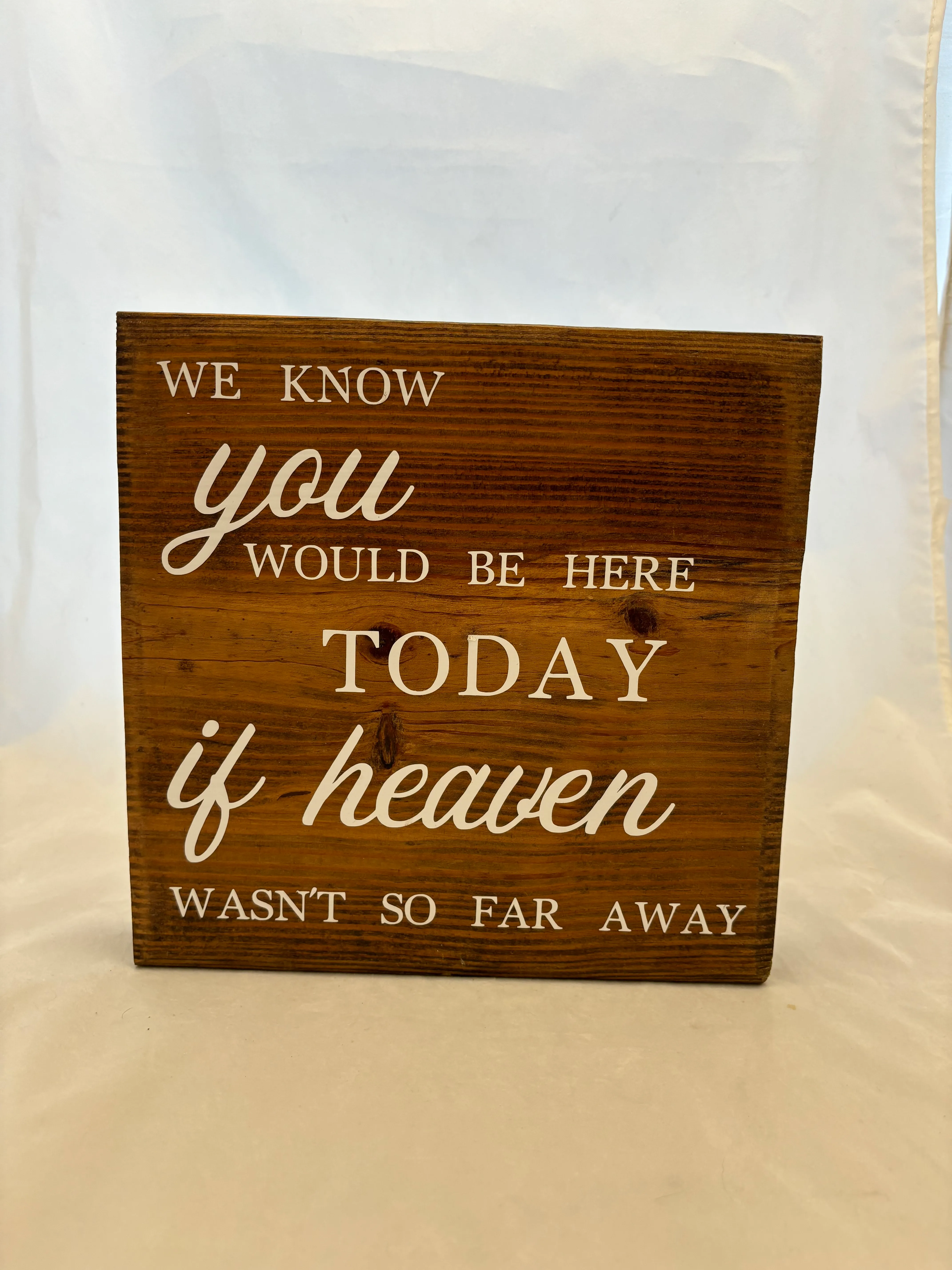 Rustic Memorial Sign
