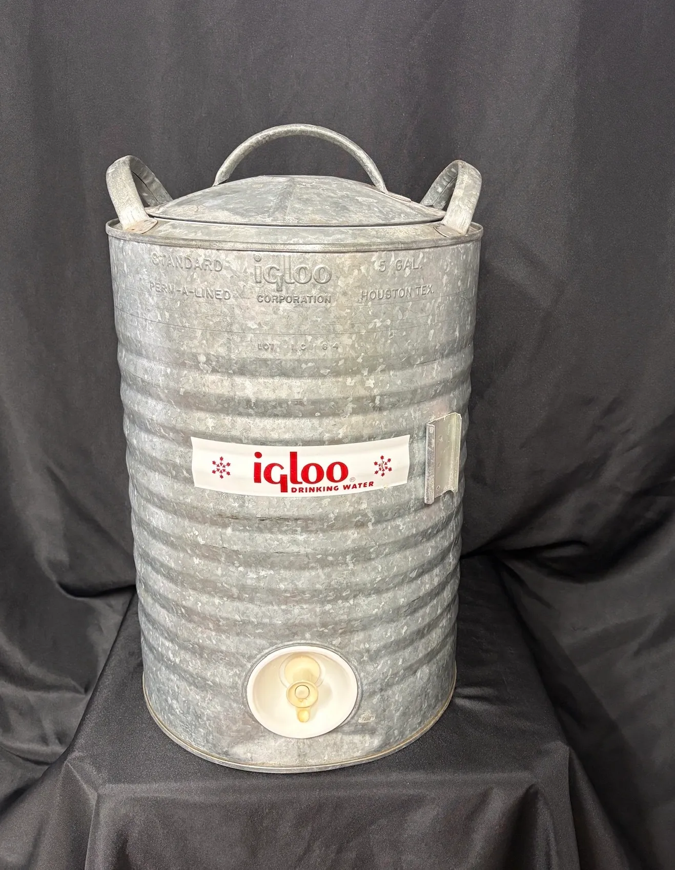 Galvanized Drink Dispenser 