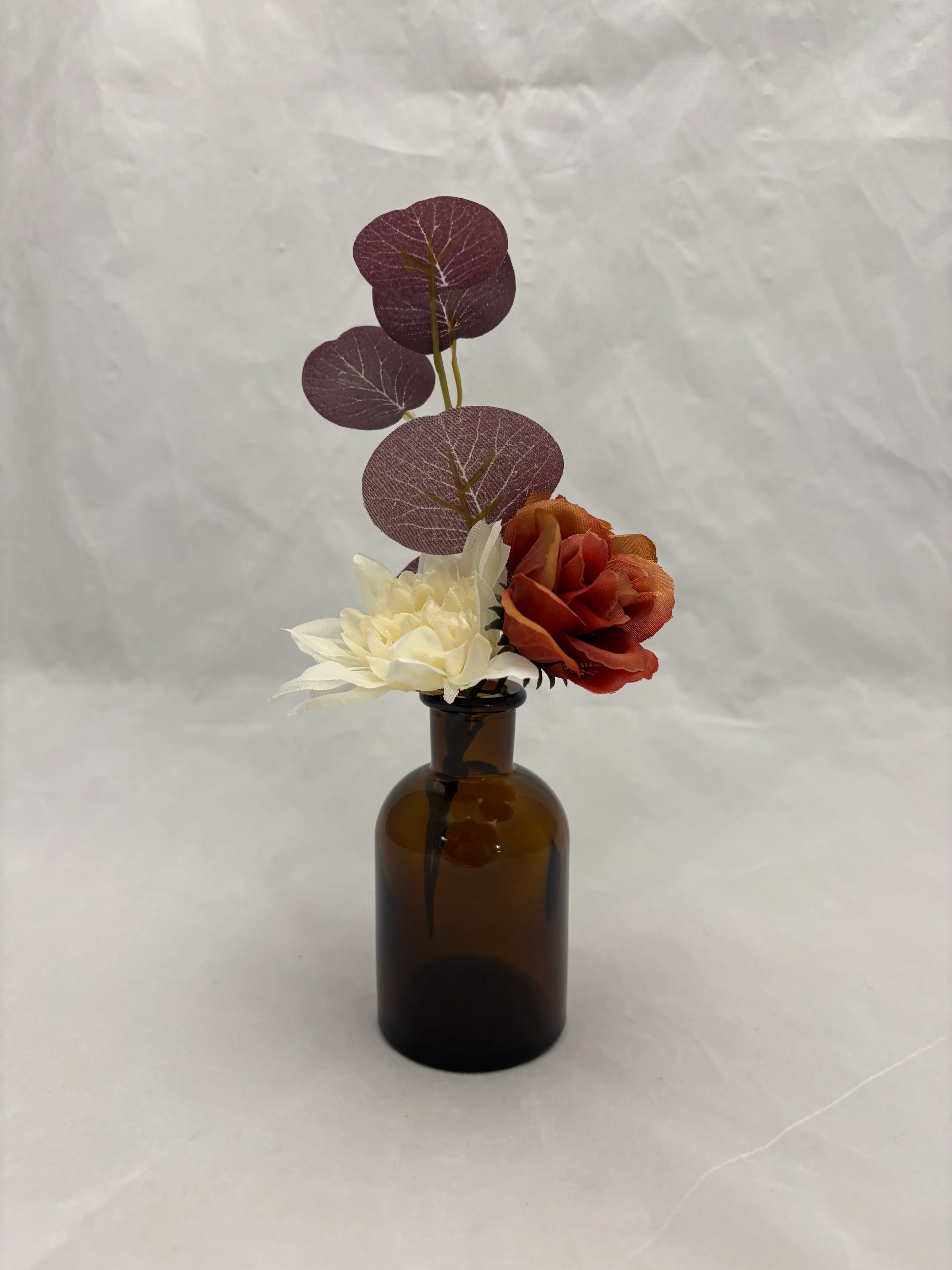 Cinnamon Spice Premade Floral Small Vase 2