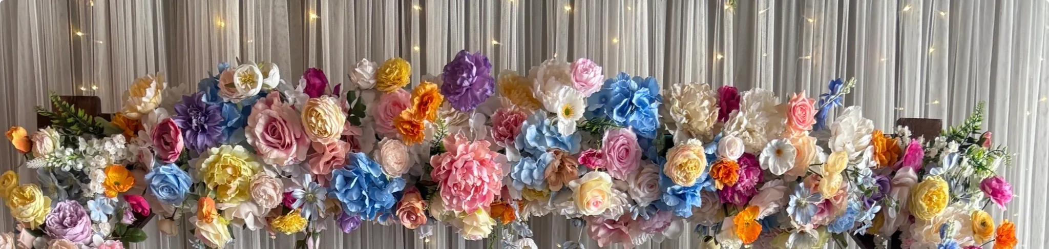 Cottage Premade Floral Garland 6 ft 