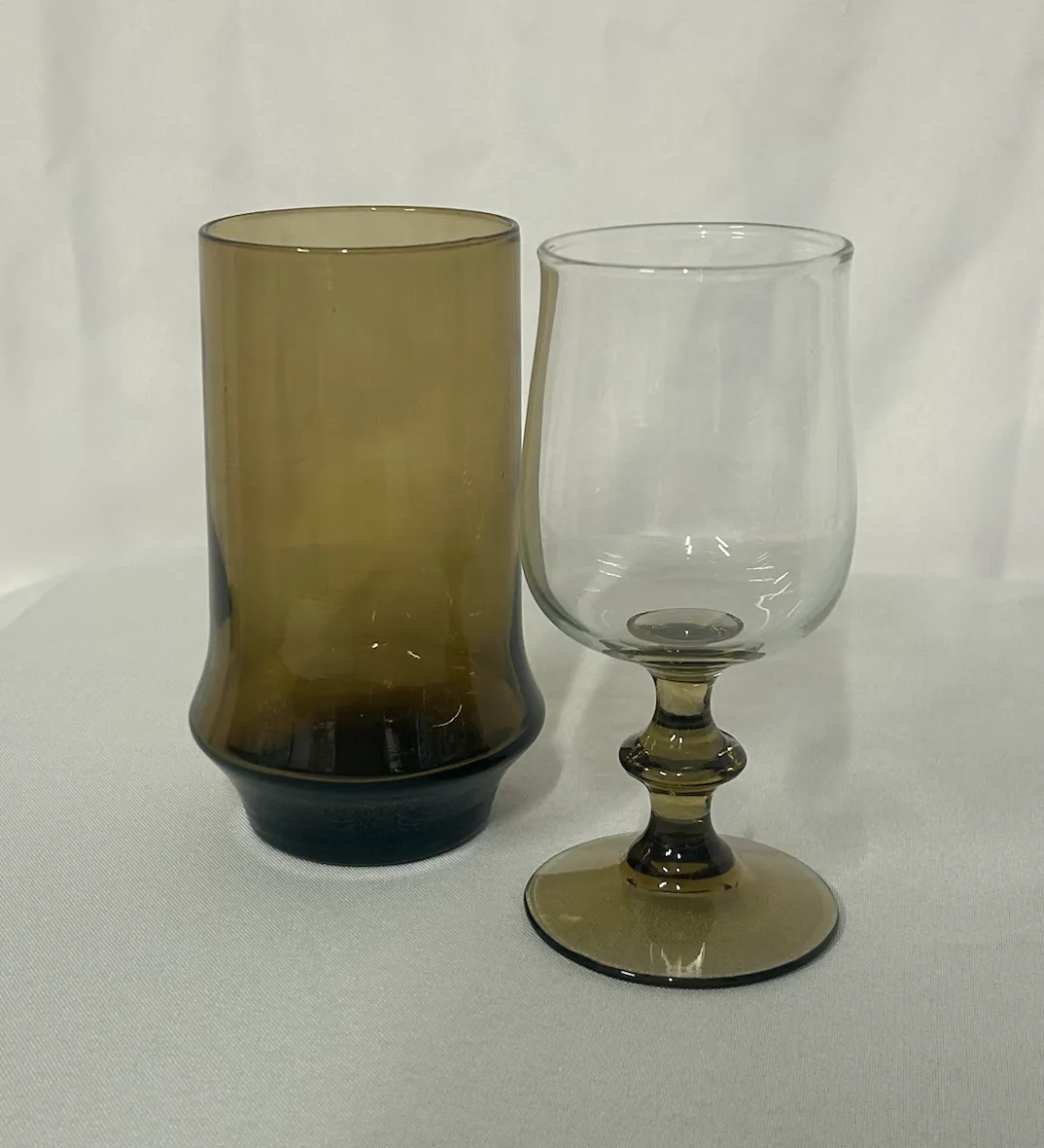Brown Estate Glassware