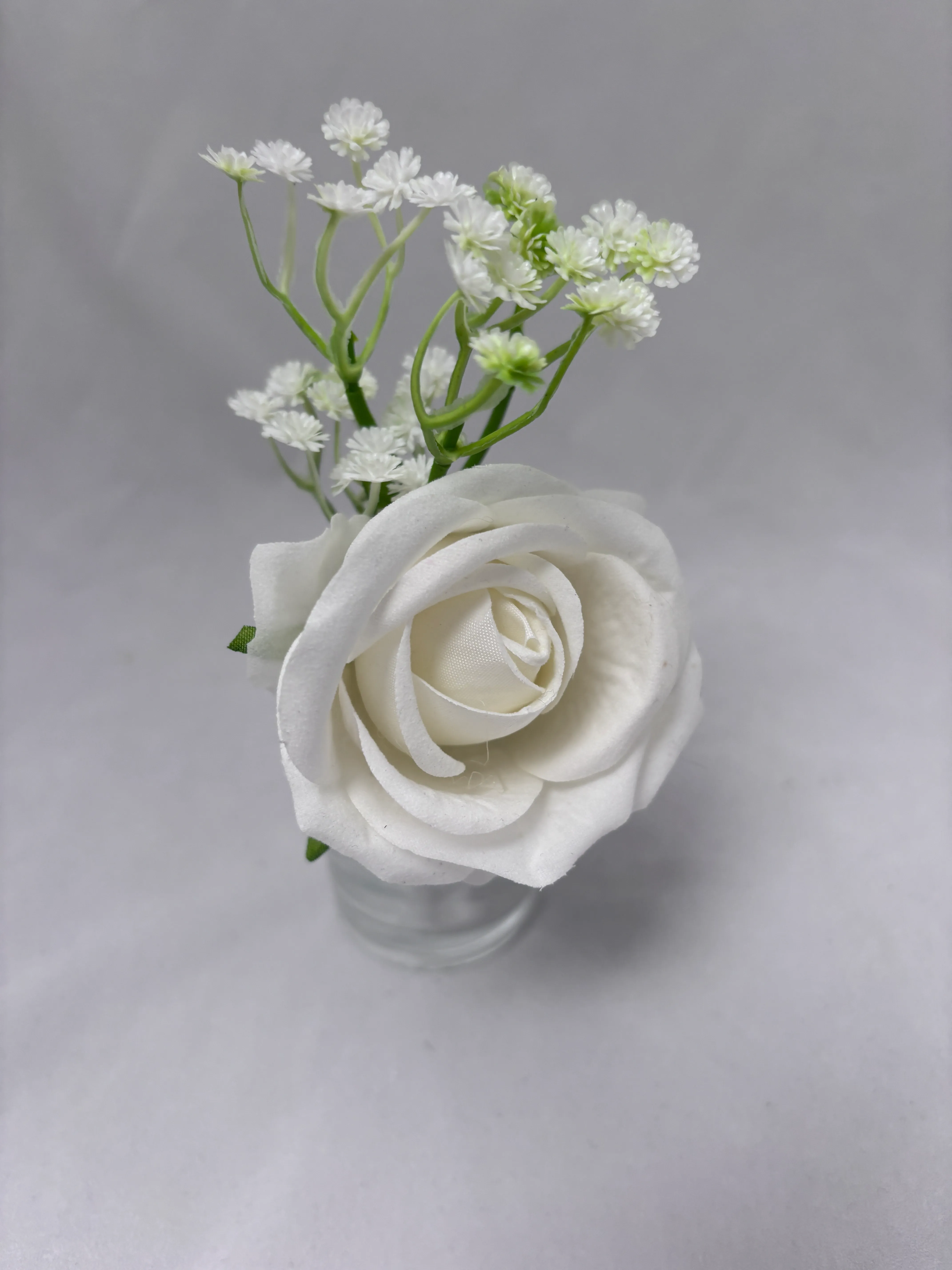 White & Babies Breath Premade Floral Small 1