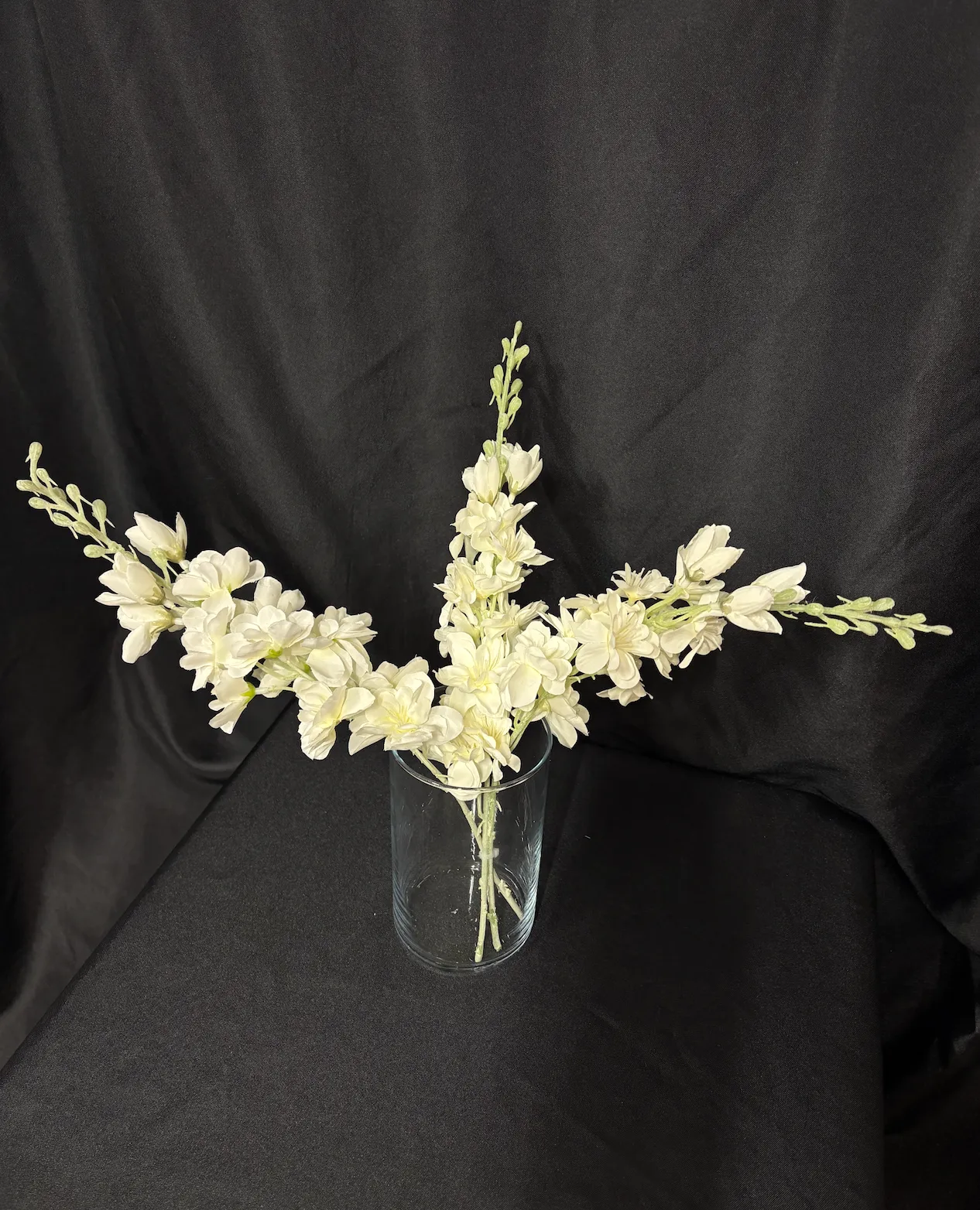White Premade Modern Vase  Arrangement 4