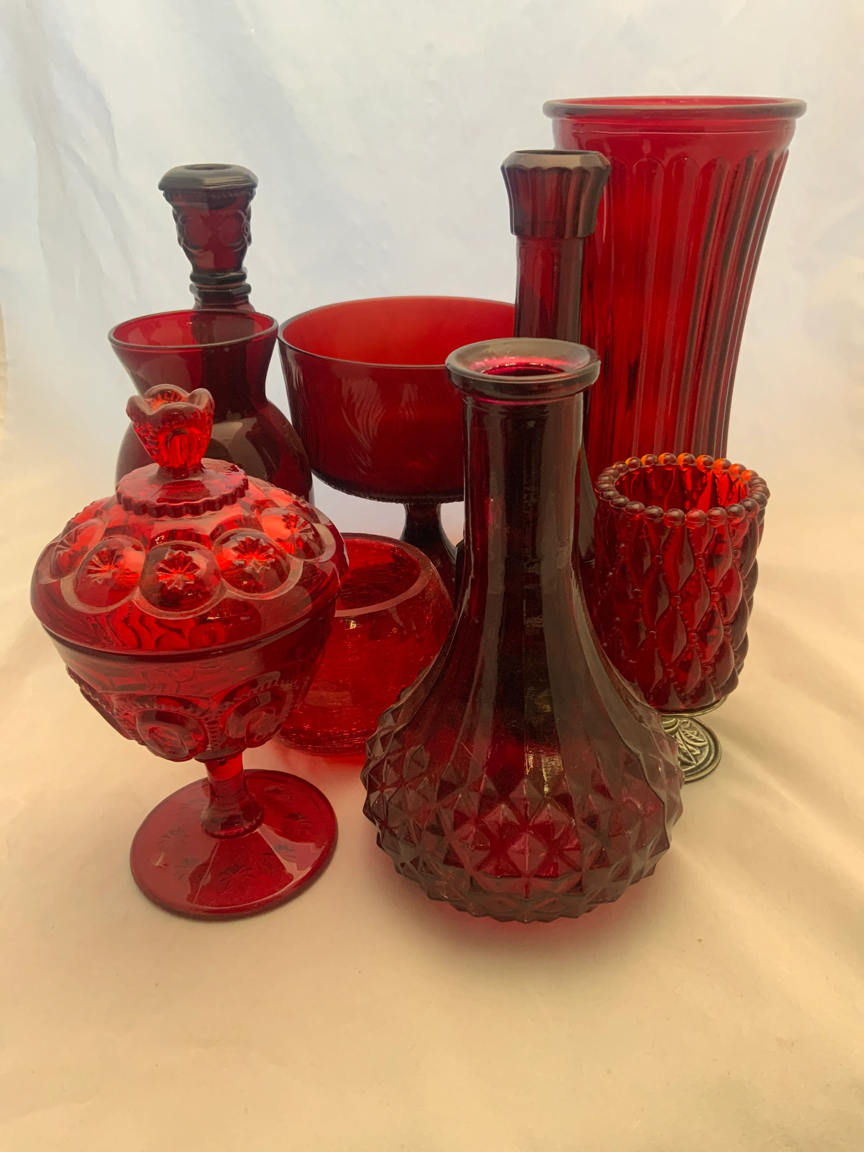 Red Glassware (Variety)