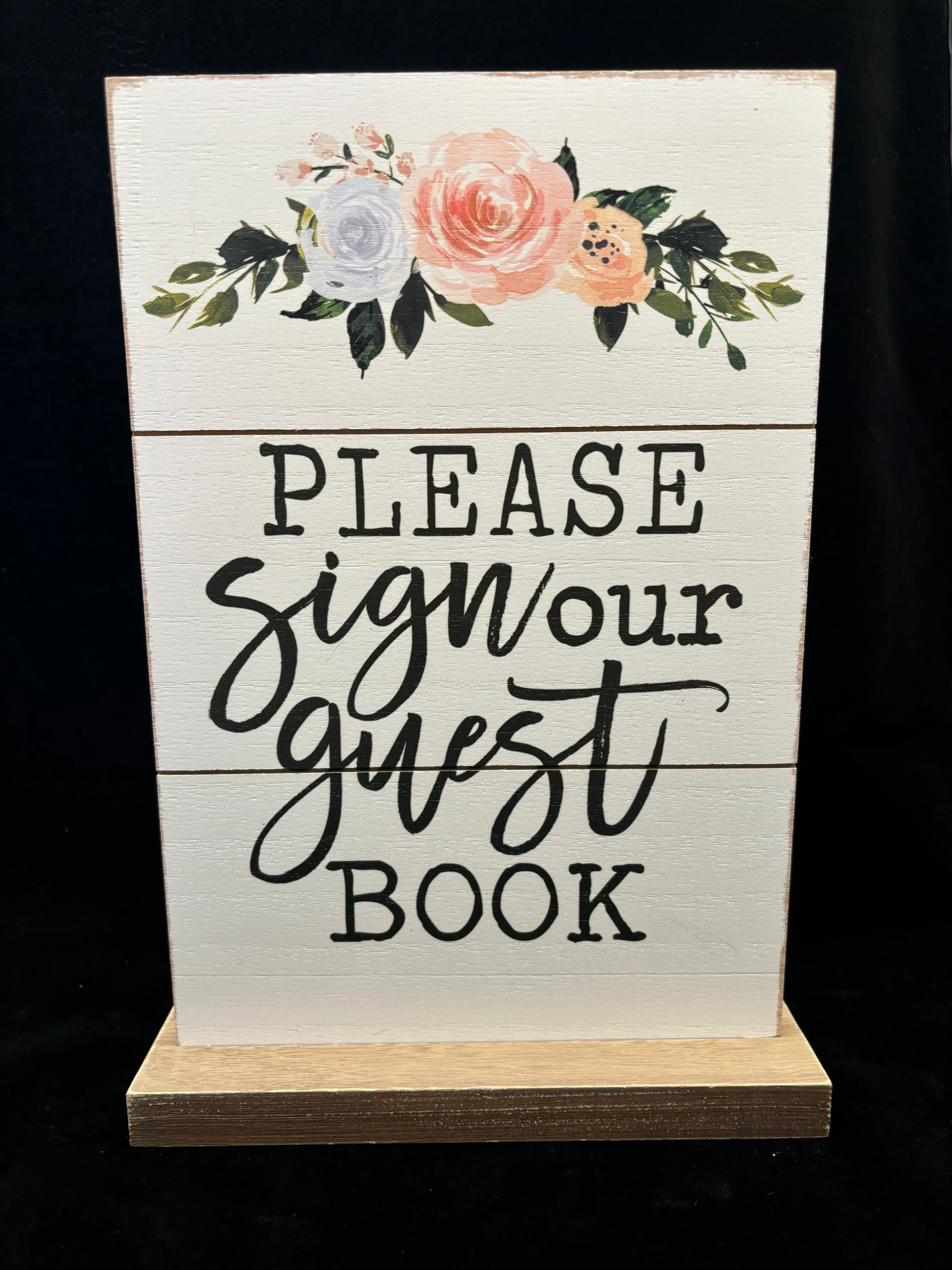 Floral Guestbook Sign